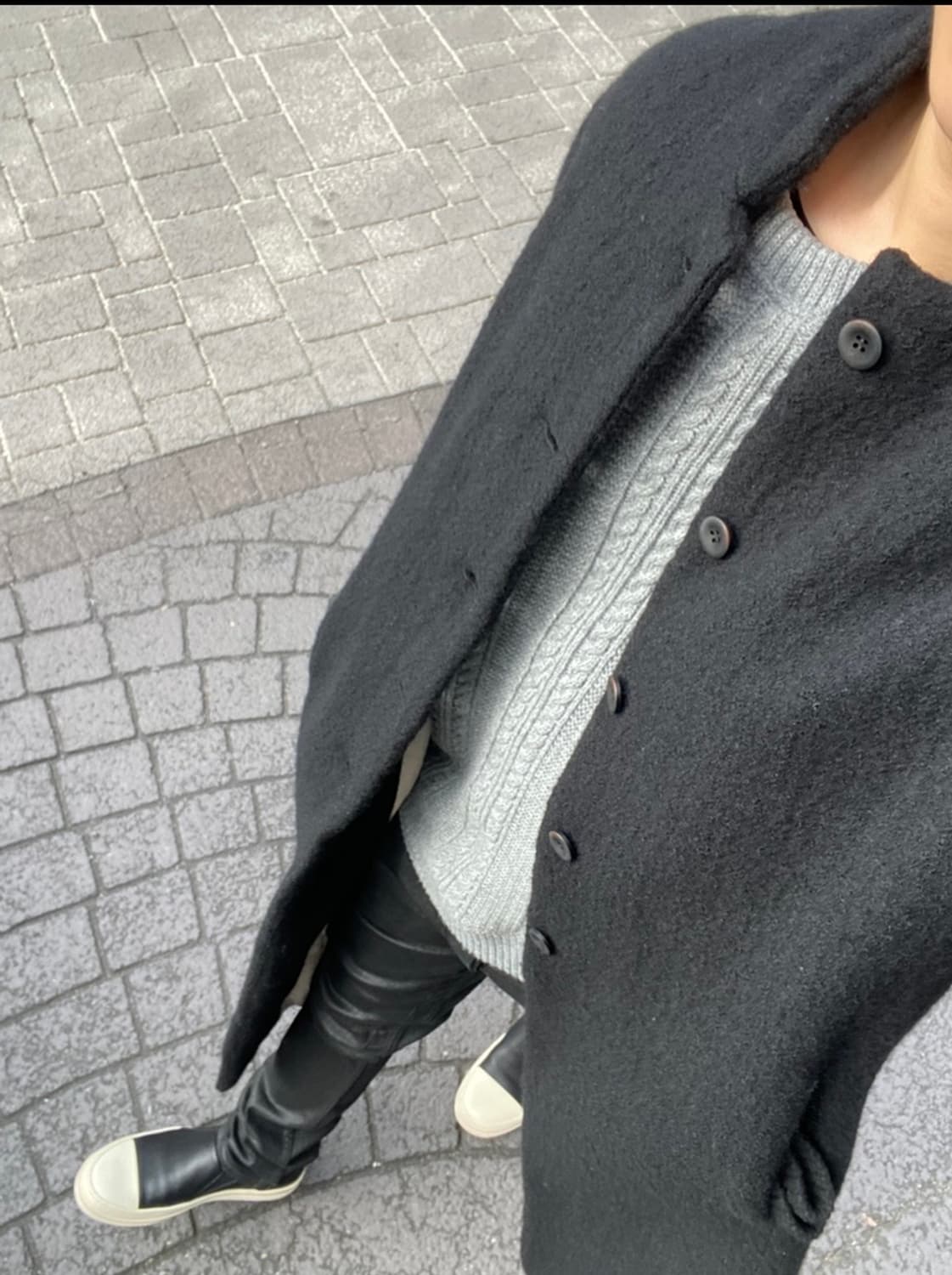 [2] LCBX 23fw 셔틀랜드 축융 파머스 코트 상품이미지10