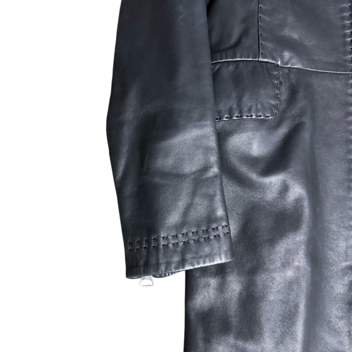 Emporio armani  lamb leather coat 상품이미지5