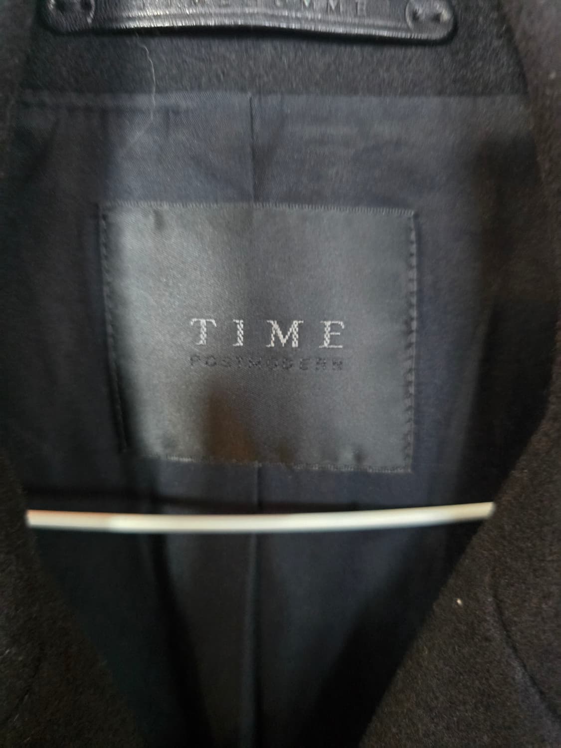 TIME 블랙 라이더 코트 상품이미지4