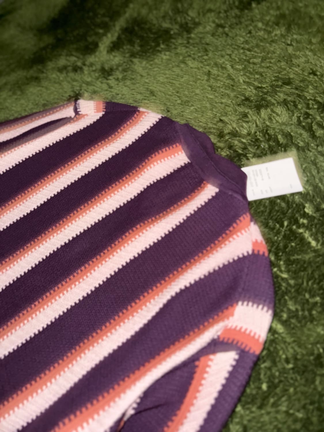 [XL] 사스콰치패브릭스 24SS 스트라이프 가디건 보르도 상품이미지8