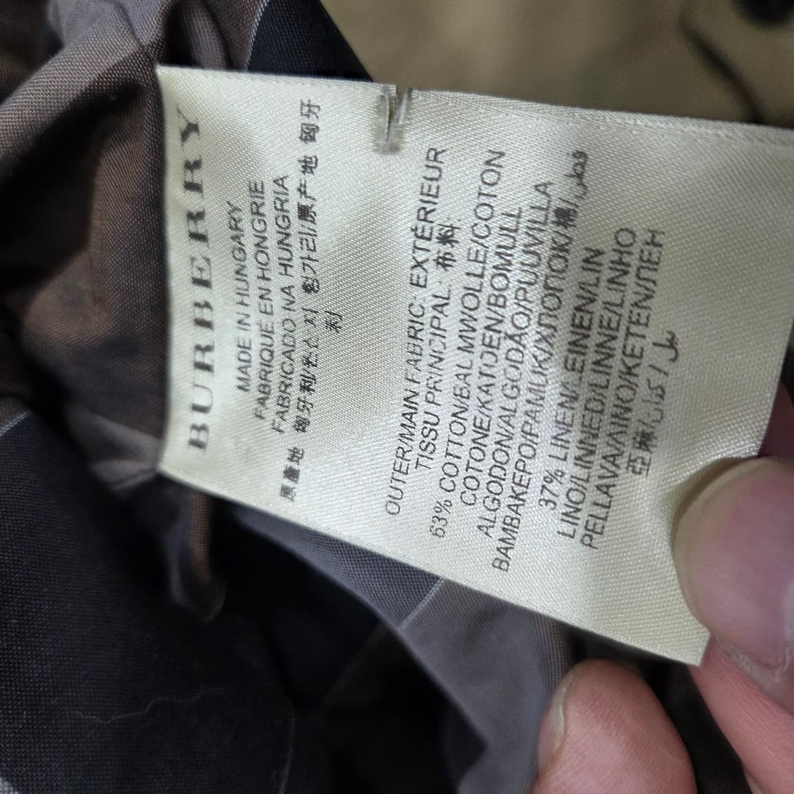 버버리 런던 하프 코트 상품이미지6