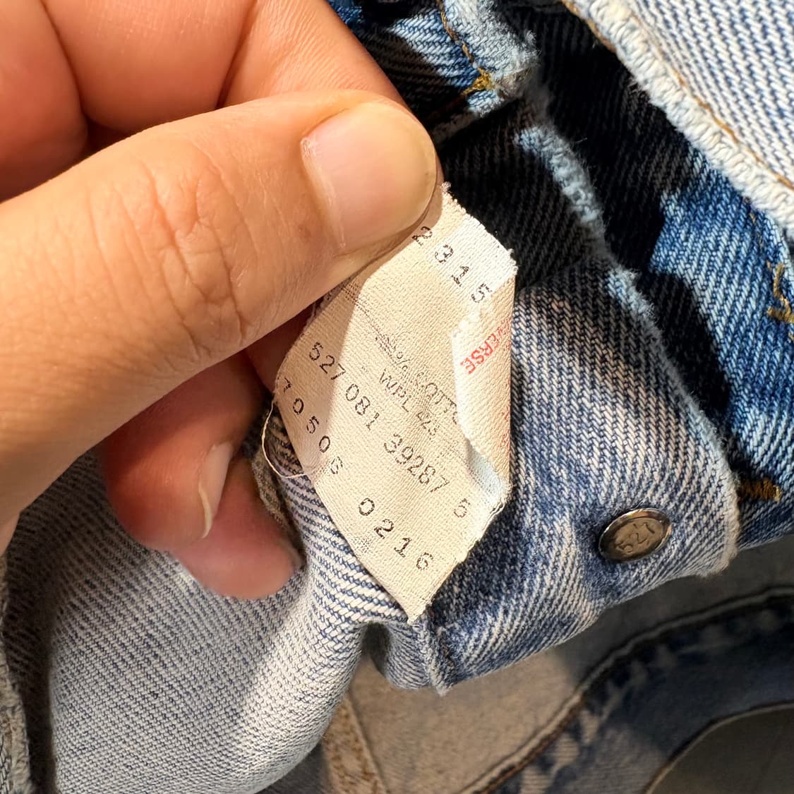 [40] LEVI's 리바이스 USA 빈티지 데님 자켓 상품이미지8