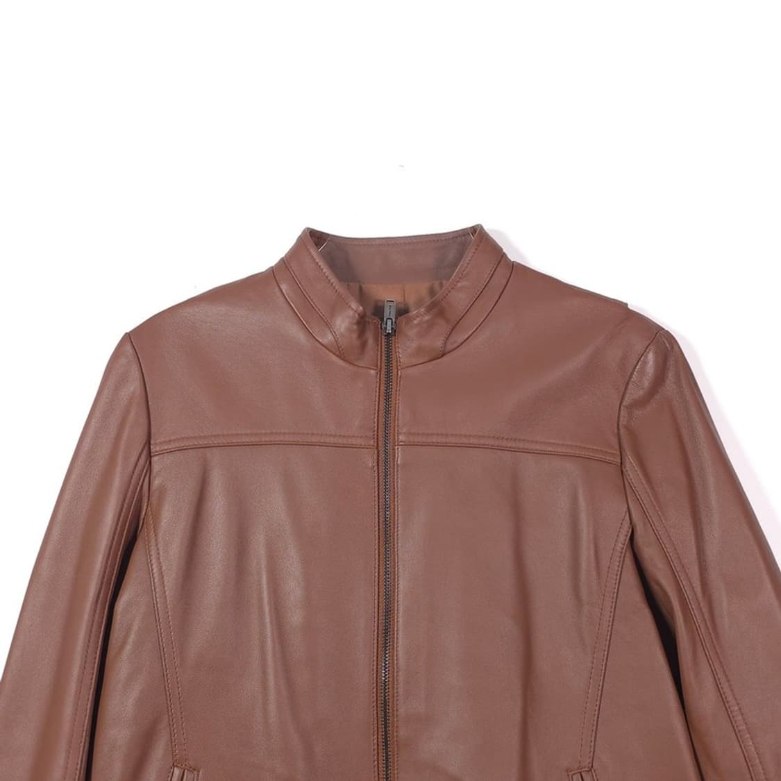 POLICE 천연 양가죽 램스킨 지퍼 자켓 M 상품이미지3