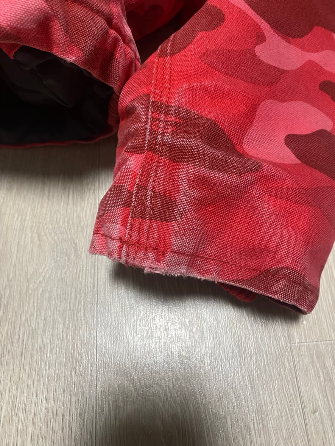 OG 니고 베이프x칼하트  2006 레드카모 N-3B 상품이미지7