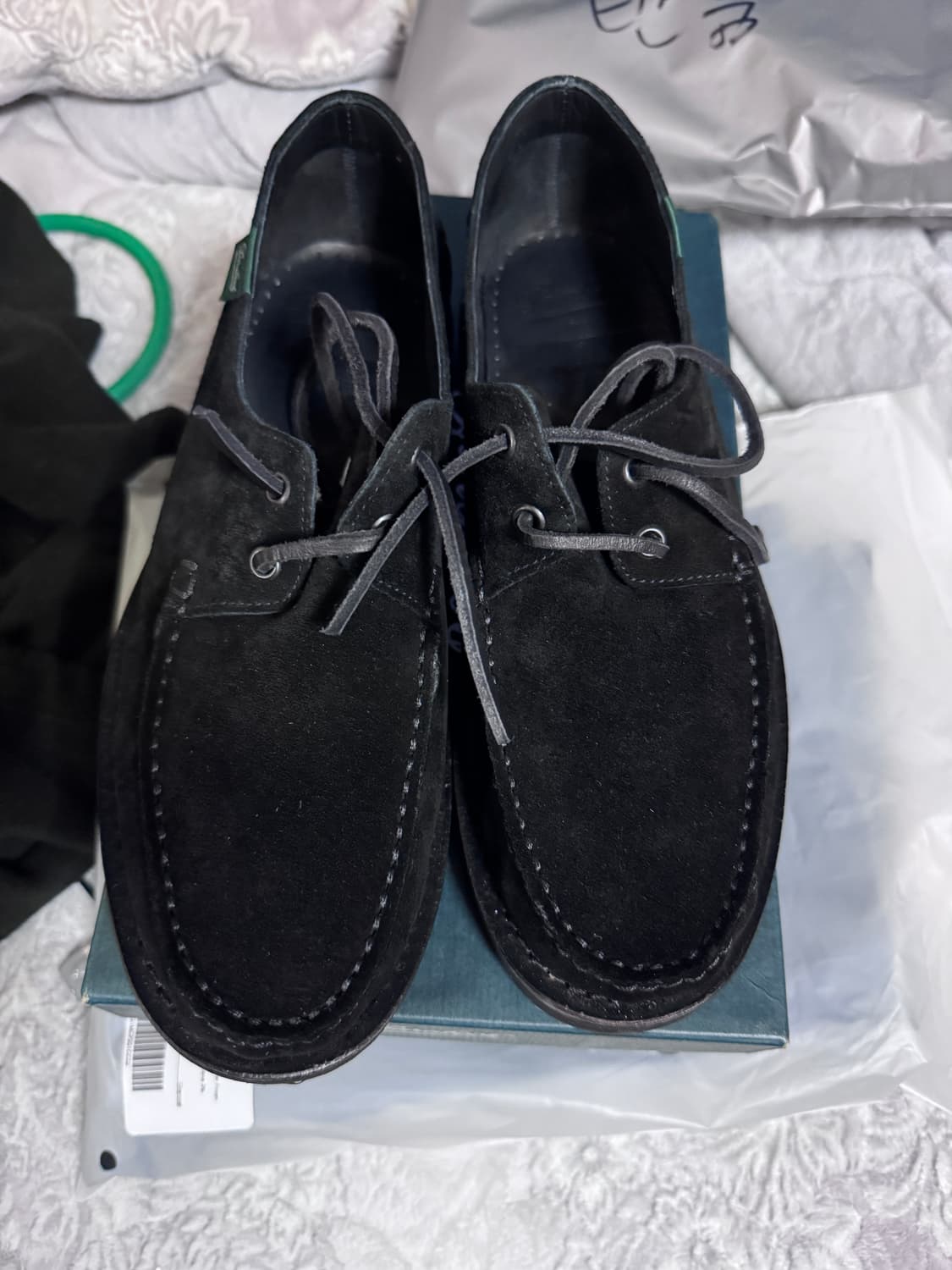 캡틴선샤인x파라부트 도밍구 uk7.5 블랙  상품이미지2