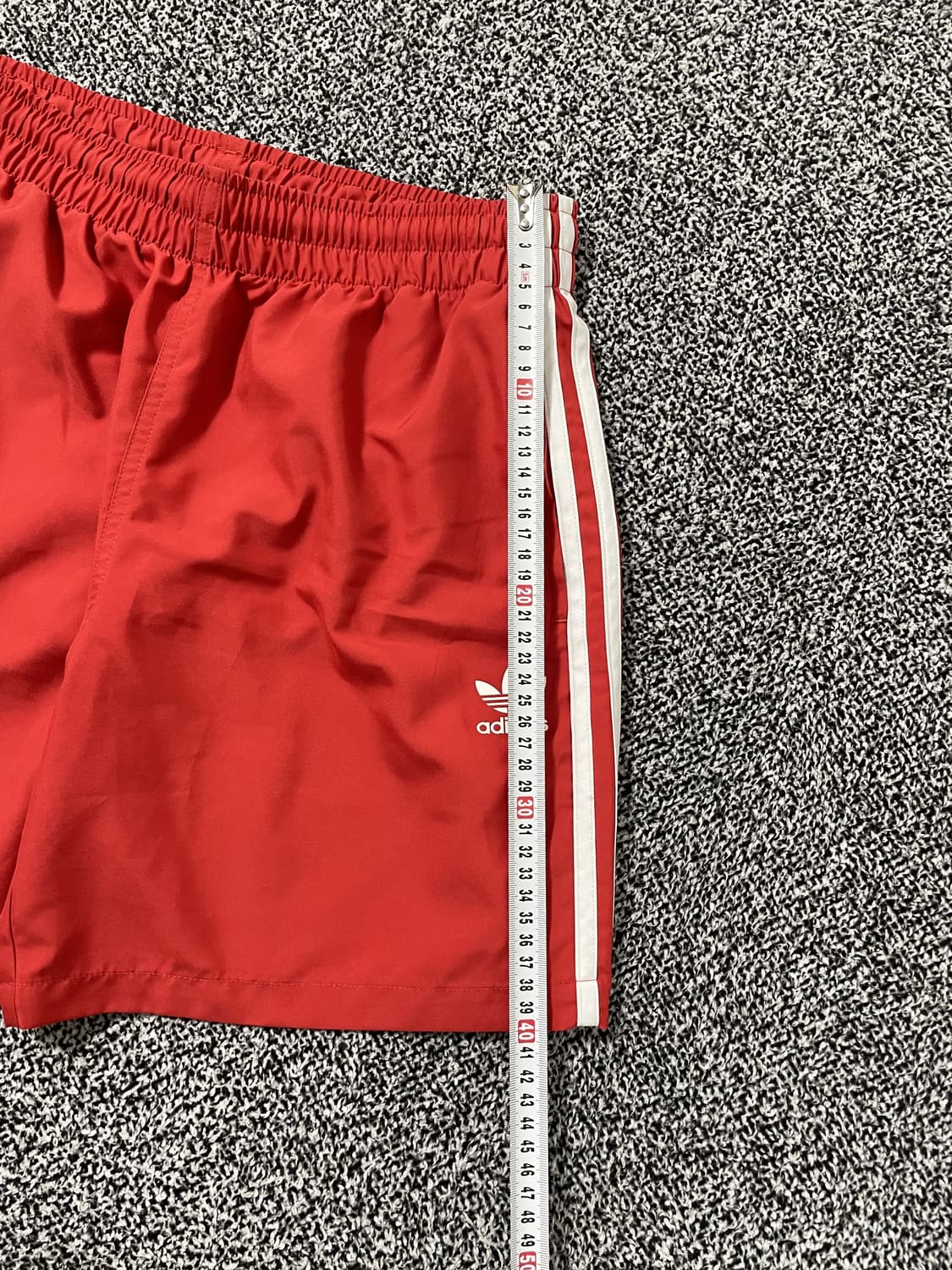 빈티지9. 아디다스 스프린터 레드 삼선 5부 숏팬츠 트레이닝 상품이미지7