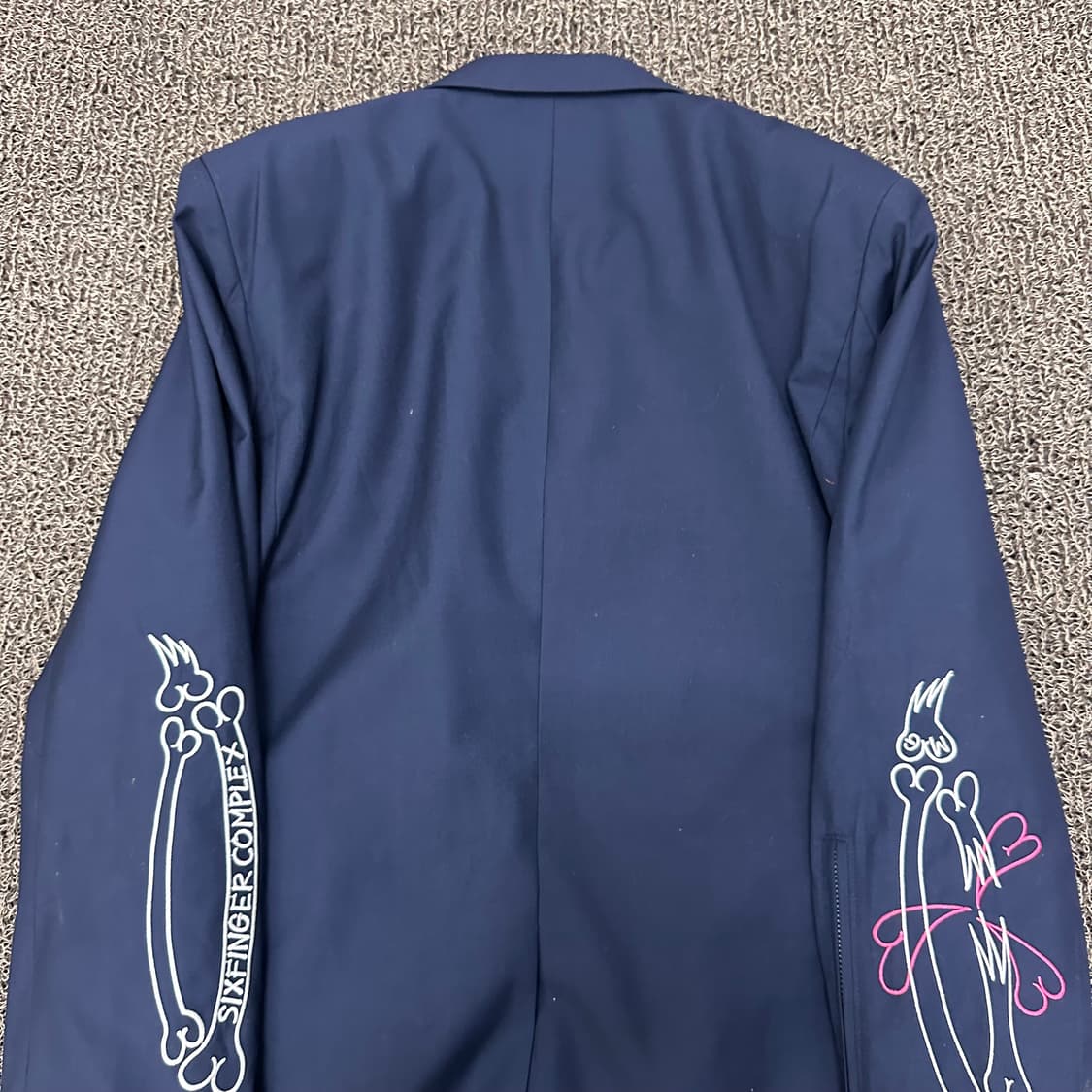 그라피스트 만지 man.g 스켈레톤 자켓 네이비 F 상품이미지6