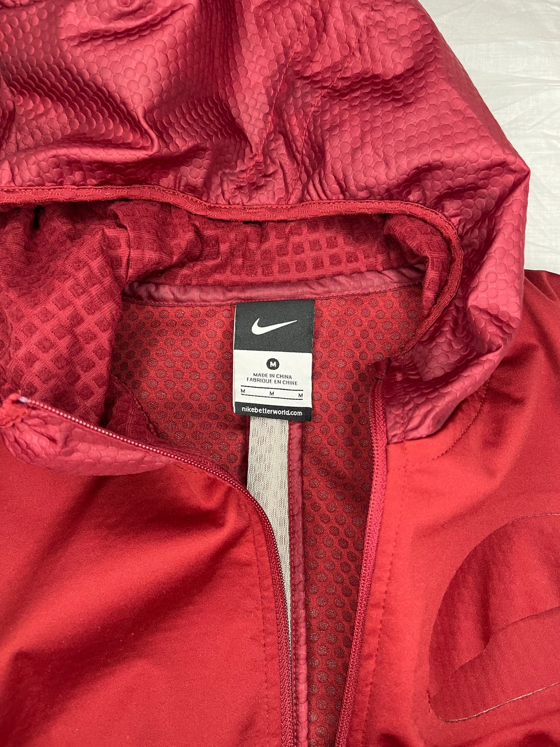 언더커버 나이키 갸쿠소우 버건디 후디드 러닝 재킷 상품이미지5