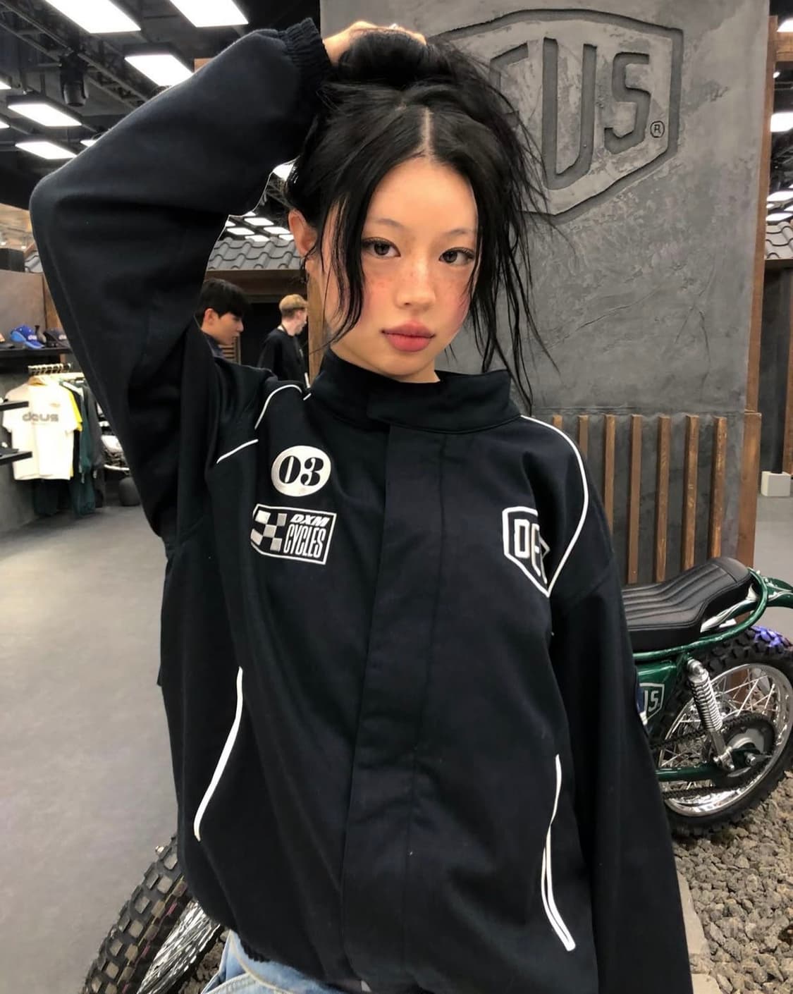 데우스 엑스 마키나 레이싱 자켓 블랙 M 상품이미지1