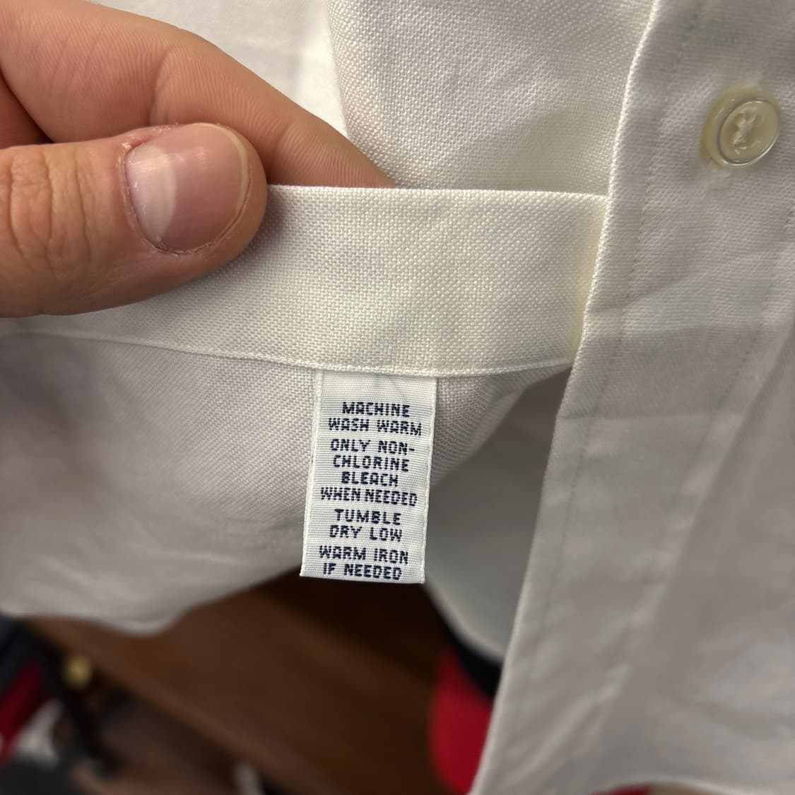 90s 폴로 랄프로렌 USGA 오피셜 엠브로이드 옥스포드 셔츠 N1092 상품이미지8