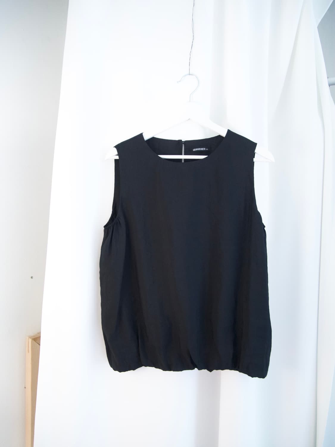 [Georges Rech] shirr sleeveless (black) 상품이미지2