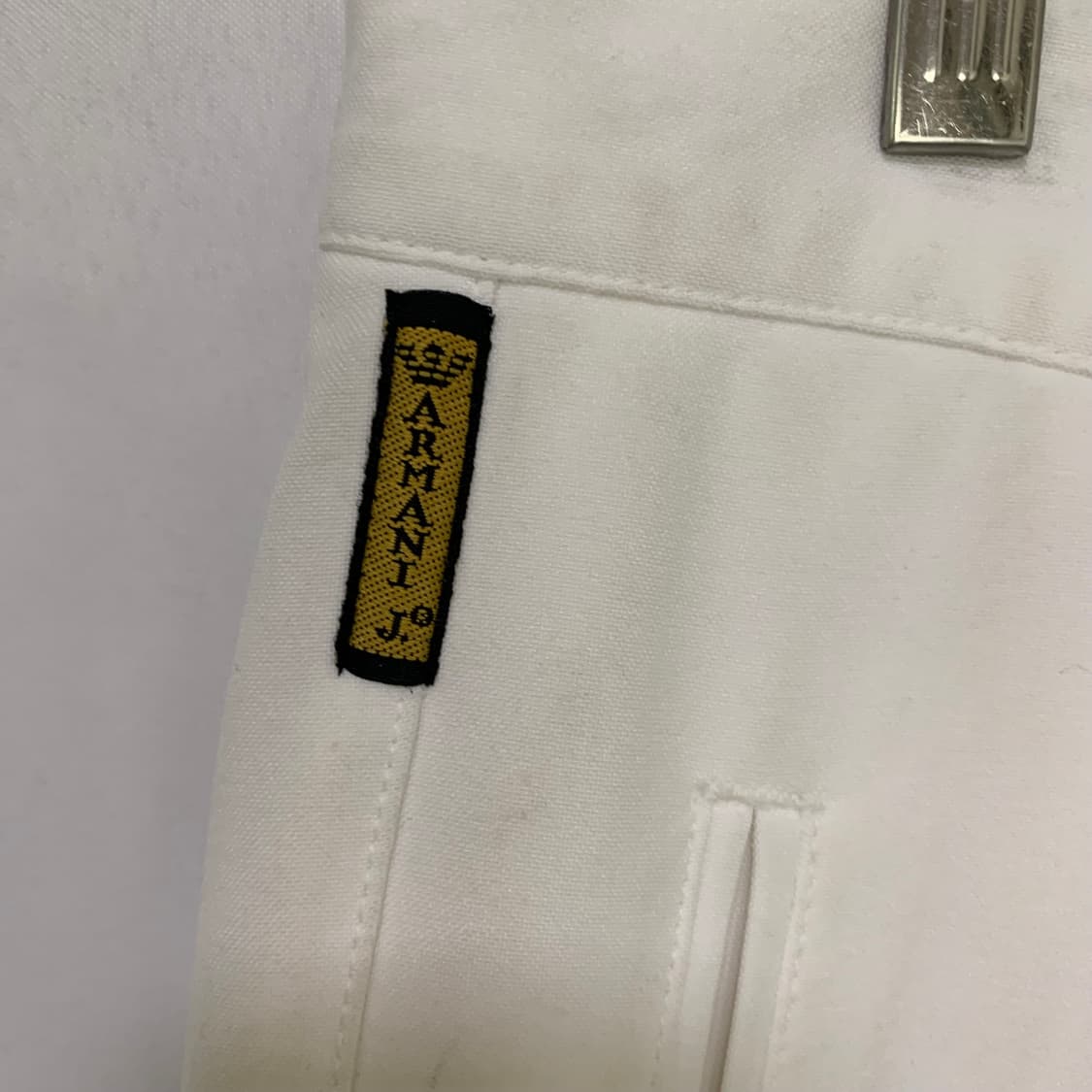 알마니 아르마니 진 화이트 슬랙스 팬츠 정장바지 33인치 상품이미지4