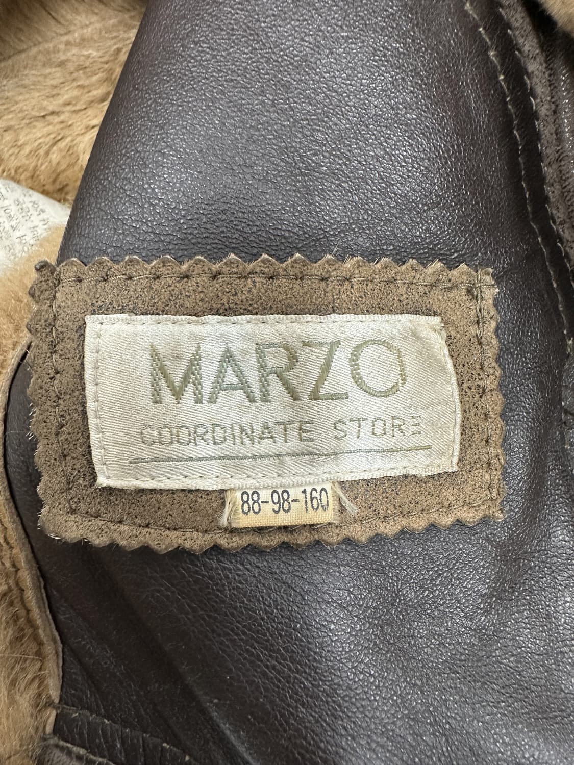 빈티지 양가죽 무스탕 자켓 상품이미지4