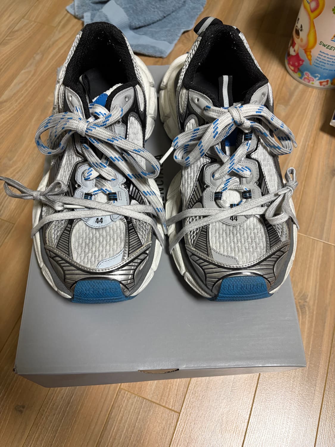 발렌시아가 3XL 블루 44 (상태최상) 상품이미지1