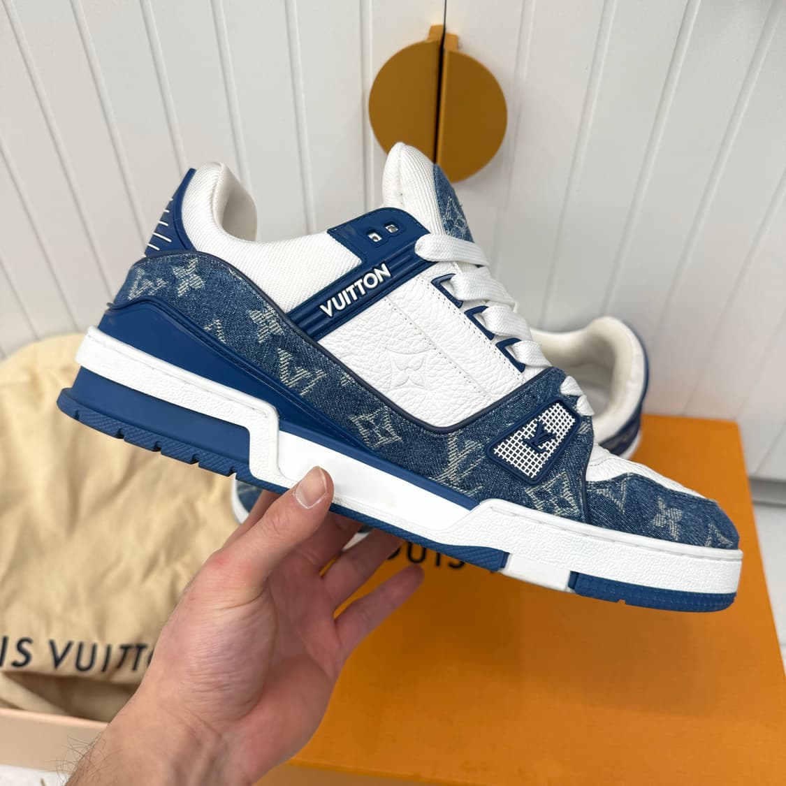 [7] 루이비통 트레이너 데님 스니커즈 상품이미지4