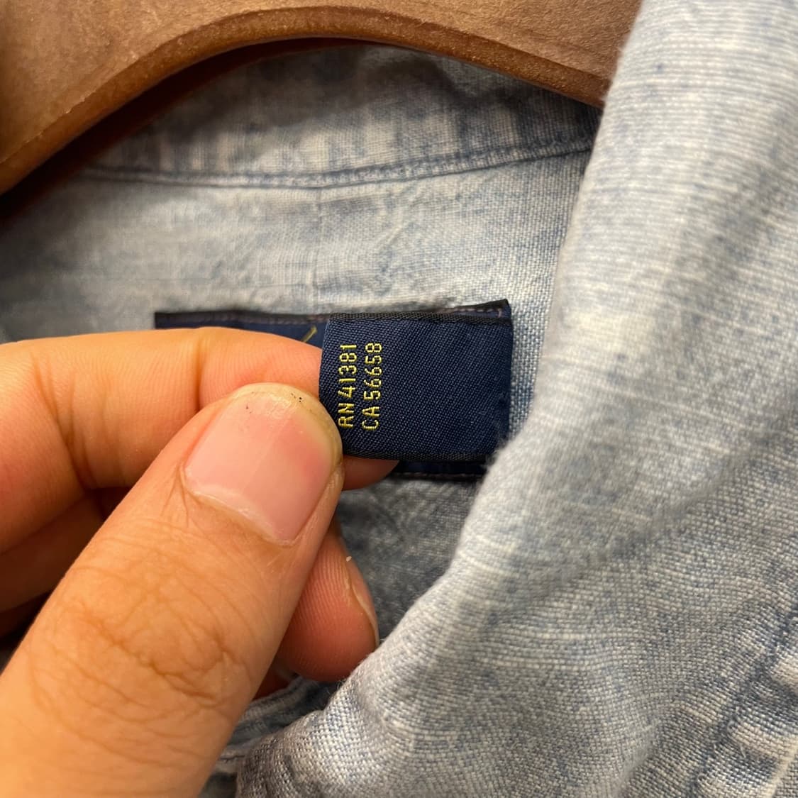 폴로 랄프로렌 샴브레이 포니로고 반팔 셔츠 상품이미지7
