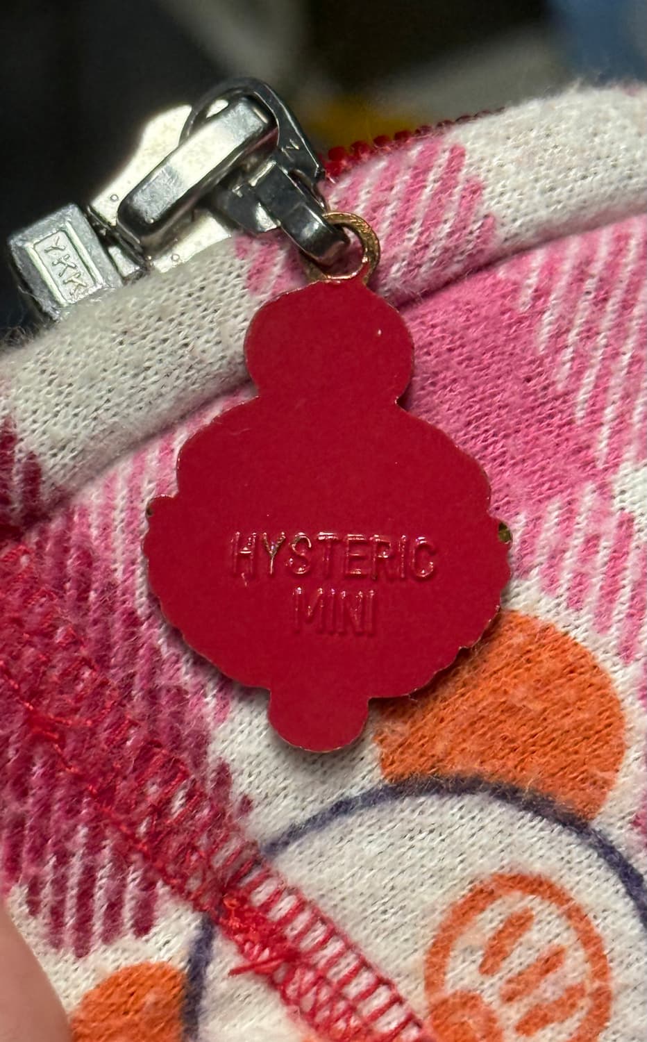 히스테릭 글래머 아카이브 체크 패턴 보아털 숏 코트 자켓 상품이미지4