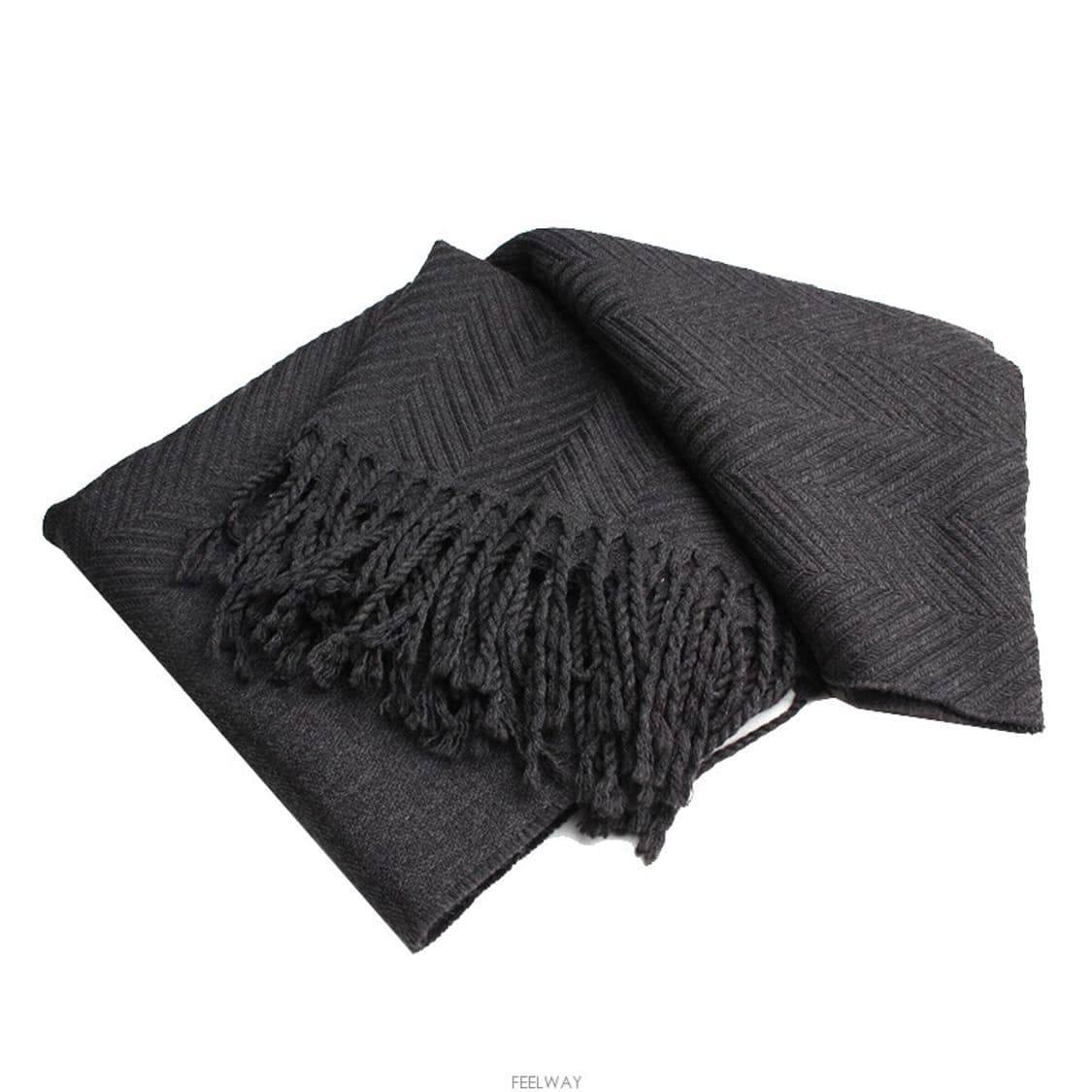 펜디 그레이 FF로고 울 머플러 상품이미지2