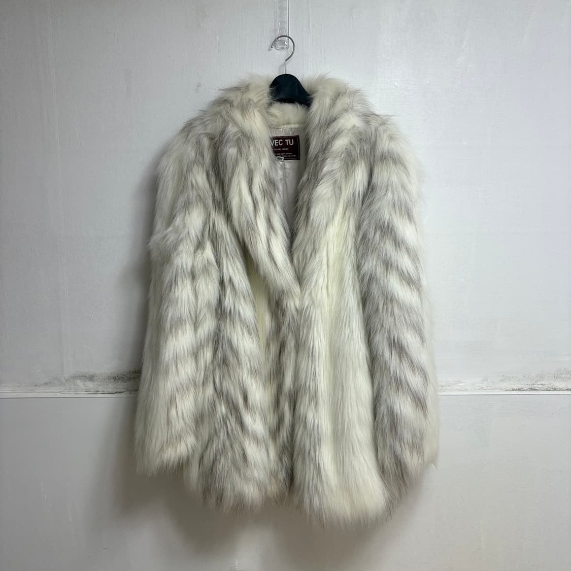 롱헤어 빈티지 에코 퍼코트 상품이미지1