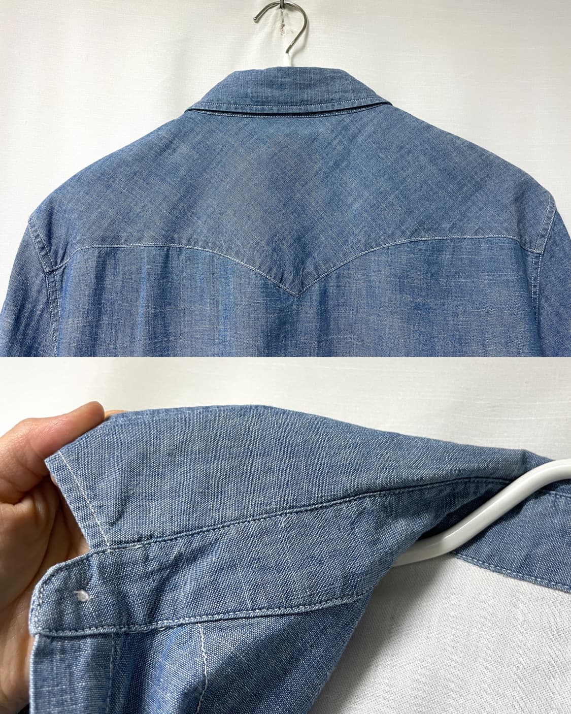 리바이스 남성 웨스턴 샴브레이 셔츠 M, 95 상품이미지7