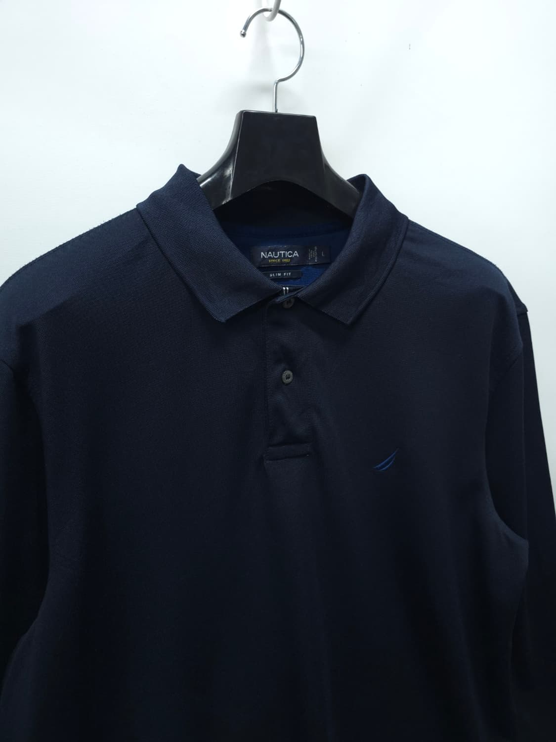 노티카 남성 네이비 기능성 긴팔 카라티 (100~105) 상품이미지4