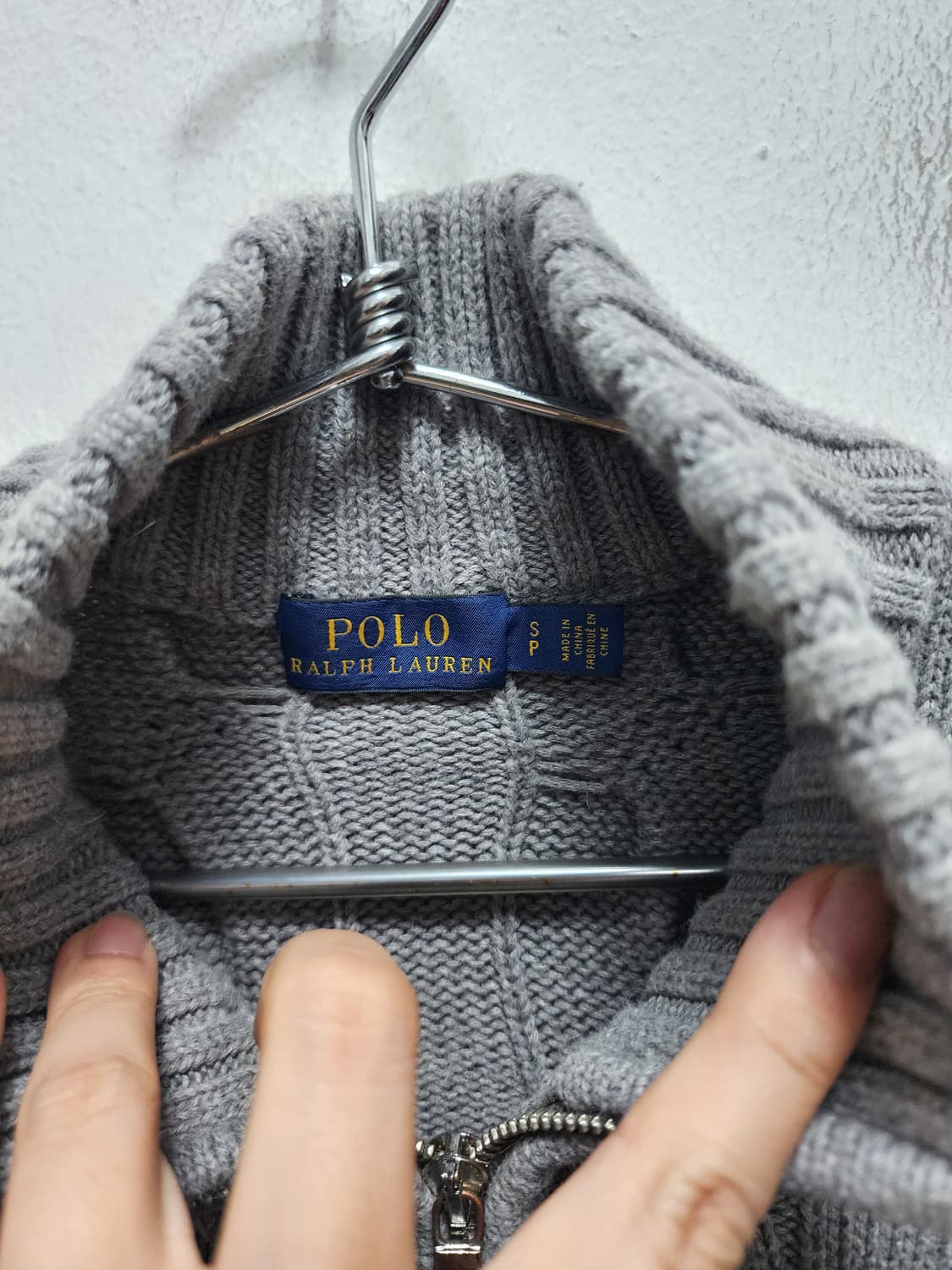 폴로 랄프로렌 케이블 니트 집업  상품이미지4
