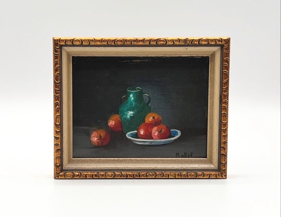 독일 빈티지 유화액자, 오일페인팅 작품 상품이미지1