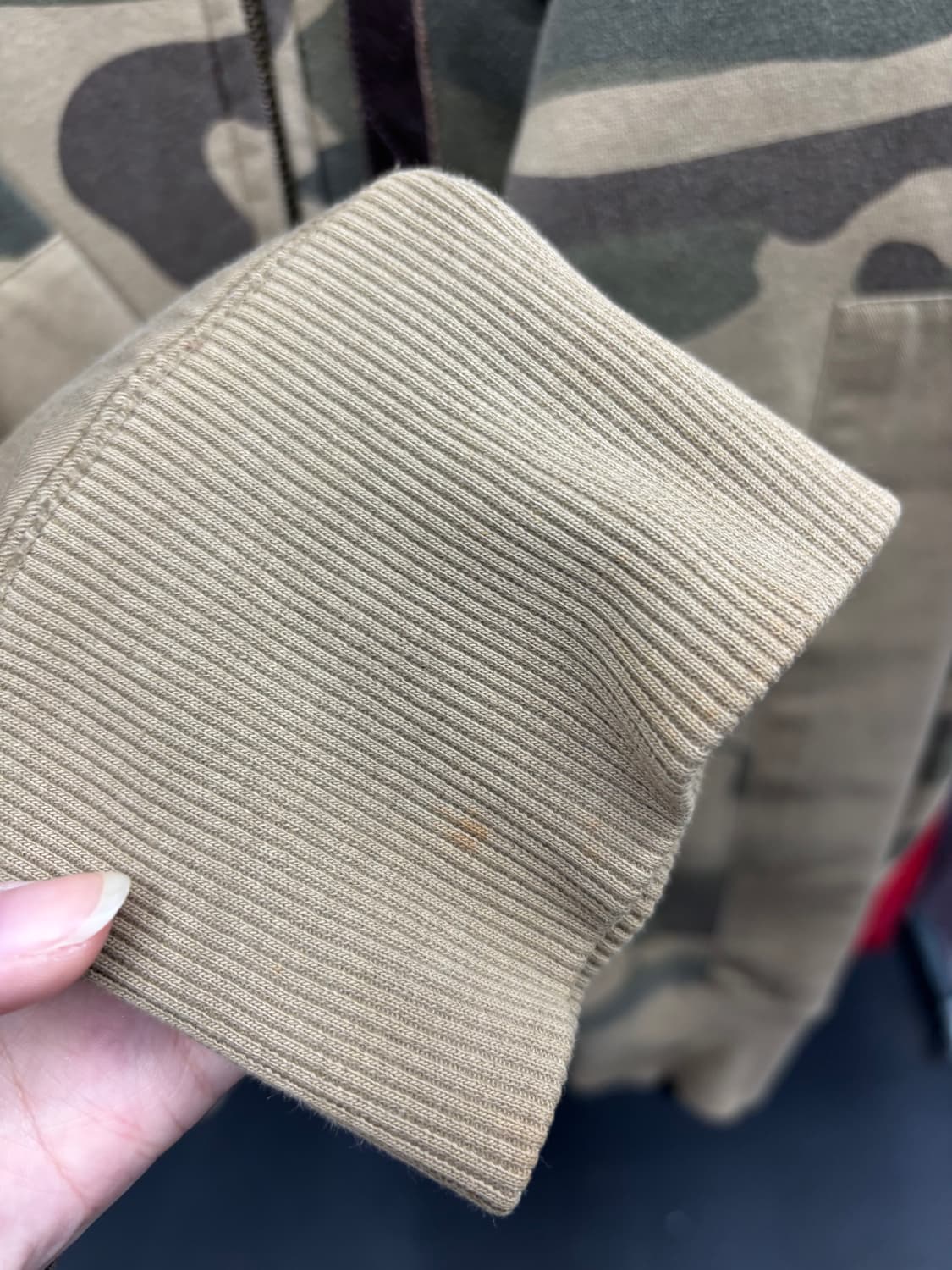 VTG Y2K 카모 넥버클 자켓 상품이미지7