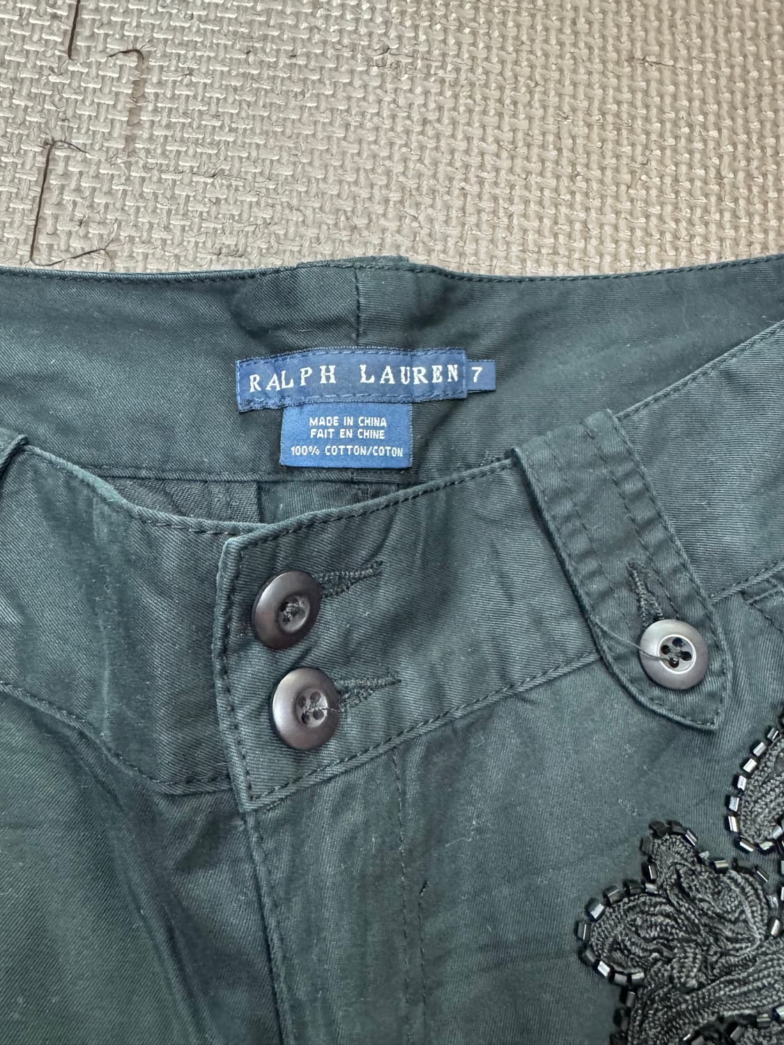 Ralph Lauren vintage 비딩 카고팬츠 상품이미지2