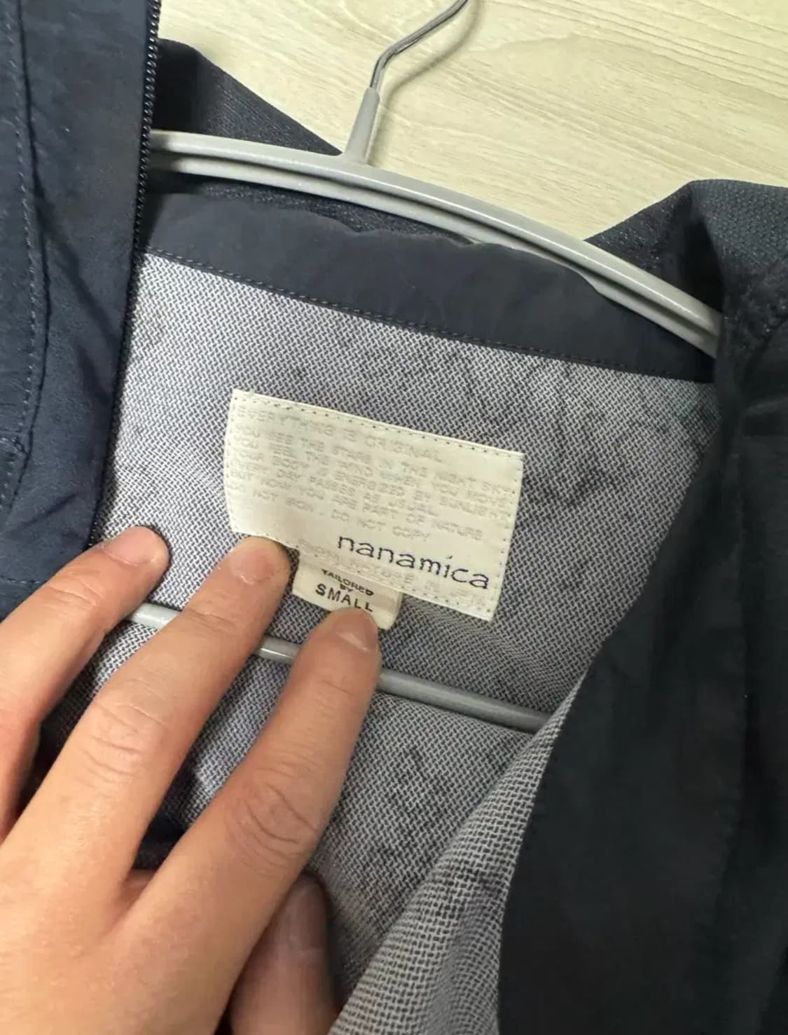 (S,32) 나나미카 알파드리 후드 자켓 셋업 네이비 상품이미지5