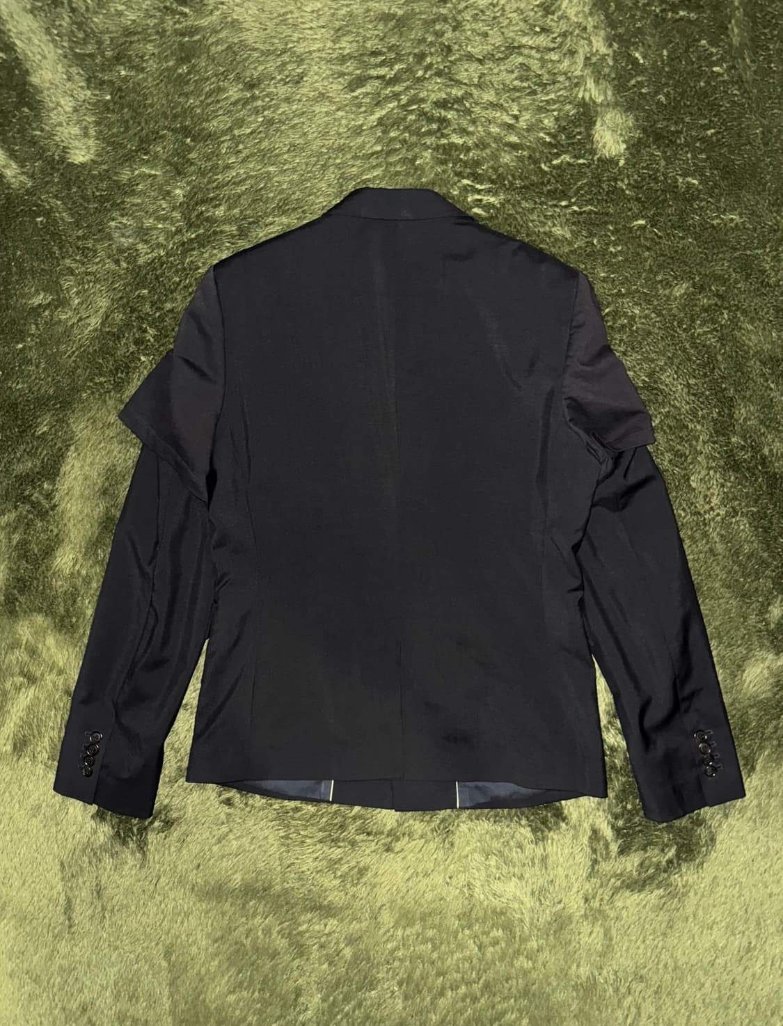 [50] 크리스 반 아쉐 13AW 더블 슬리브 블레이저 자켓 블랙 상품이미지8