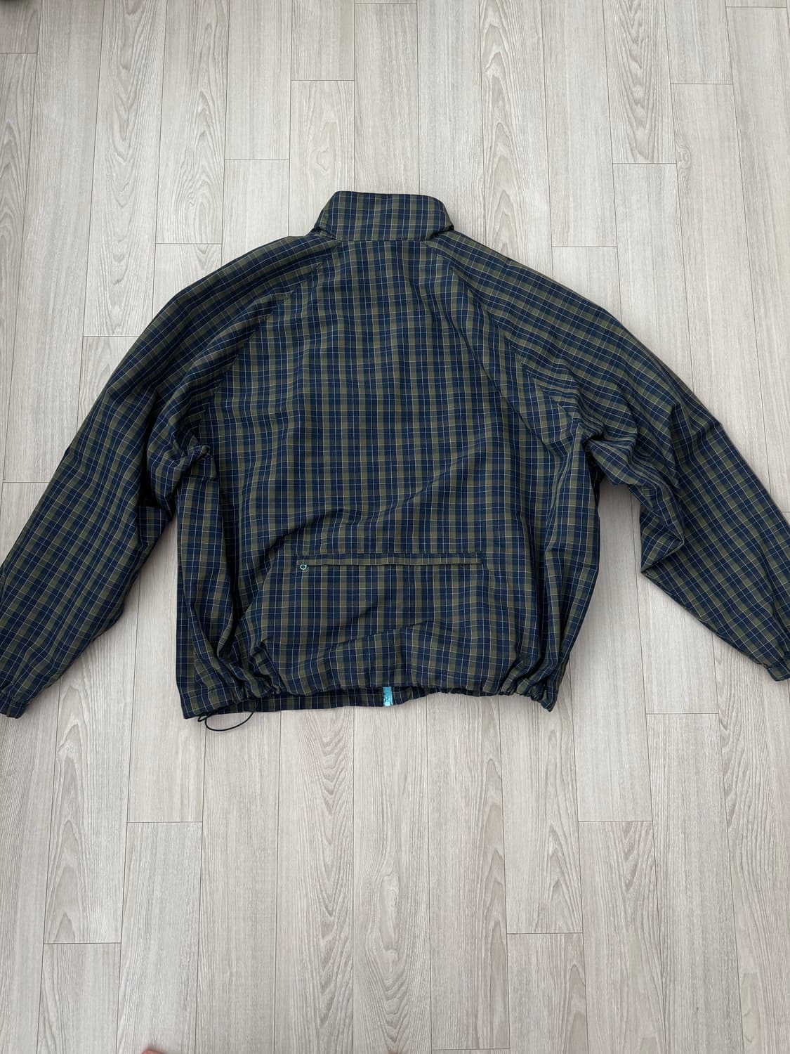 슈프림 플레이드 트랙 자켓 네이비 25FW  상품이미지6