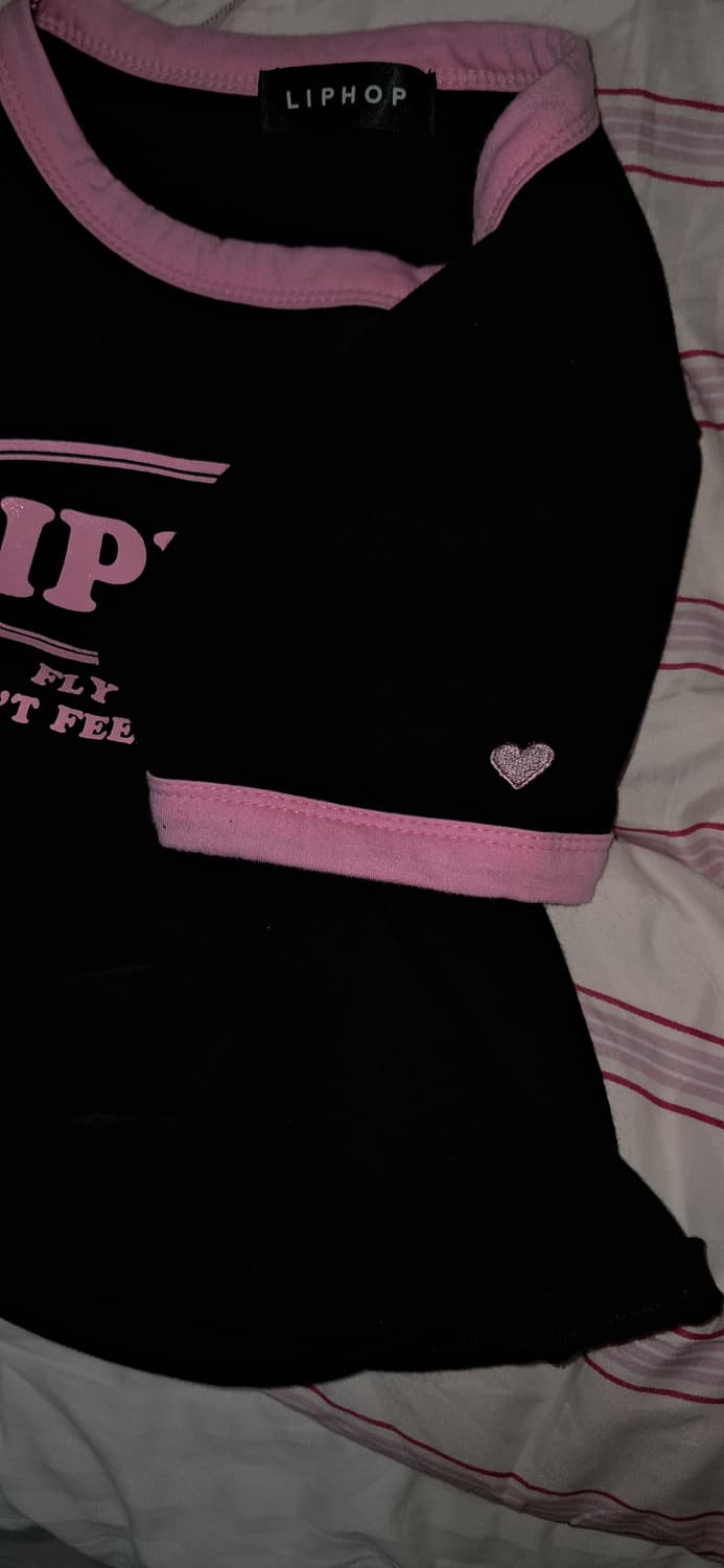 립합 크롭 티셔츠 상품이미지4