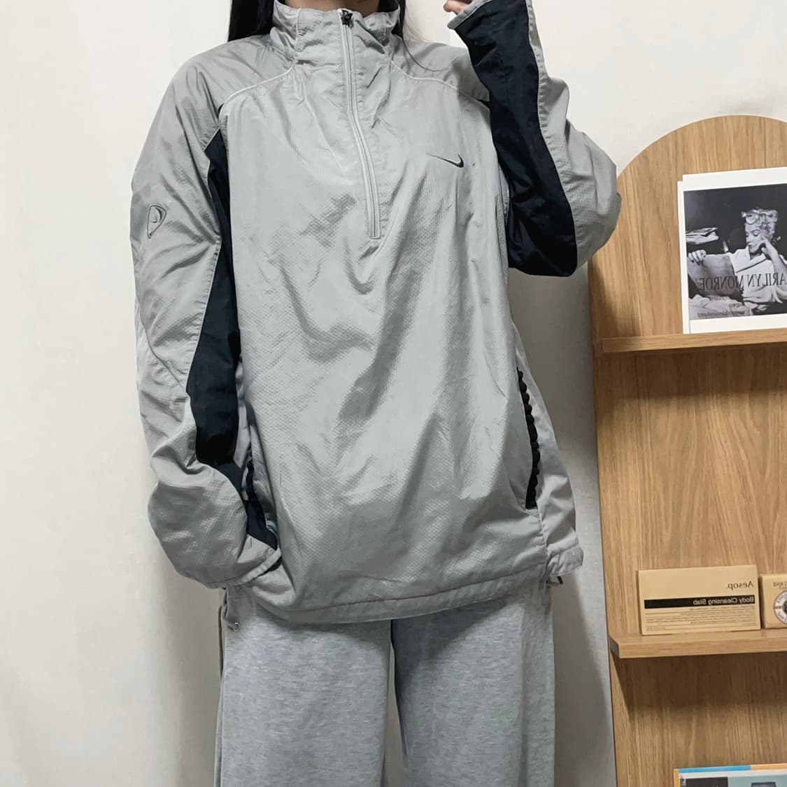 [정품] 나이키 그레이 스우시 아노락 [ XL ] 상품이미지3