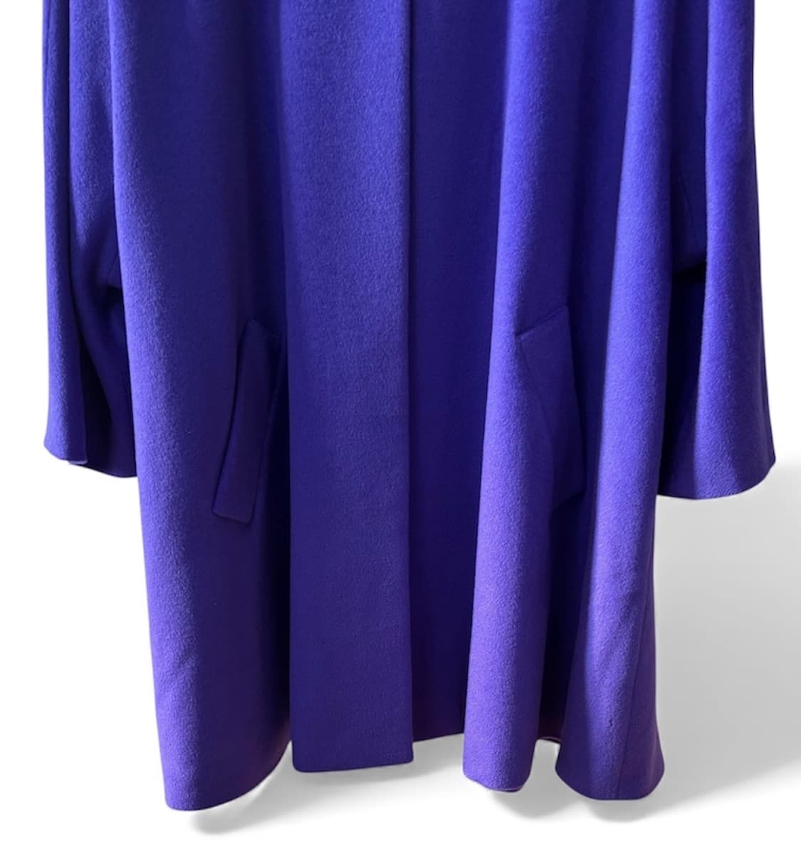 Celine Purple Wide Wool Coat 36size 상품이미지3