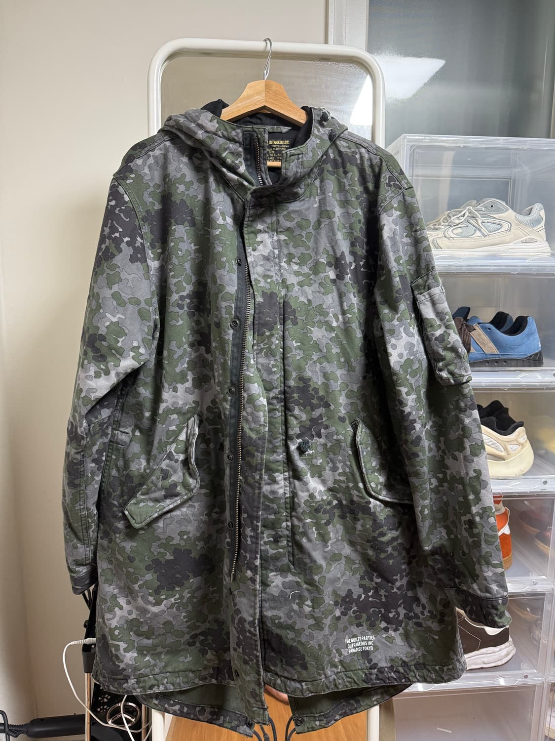 와코마리아 m-48 모드 코트 (스톤카모) 42사이즈 상품이미지3
