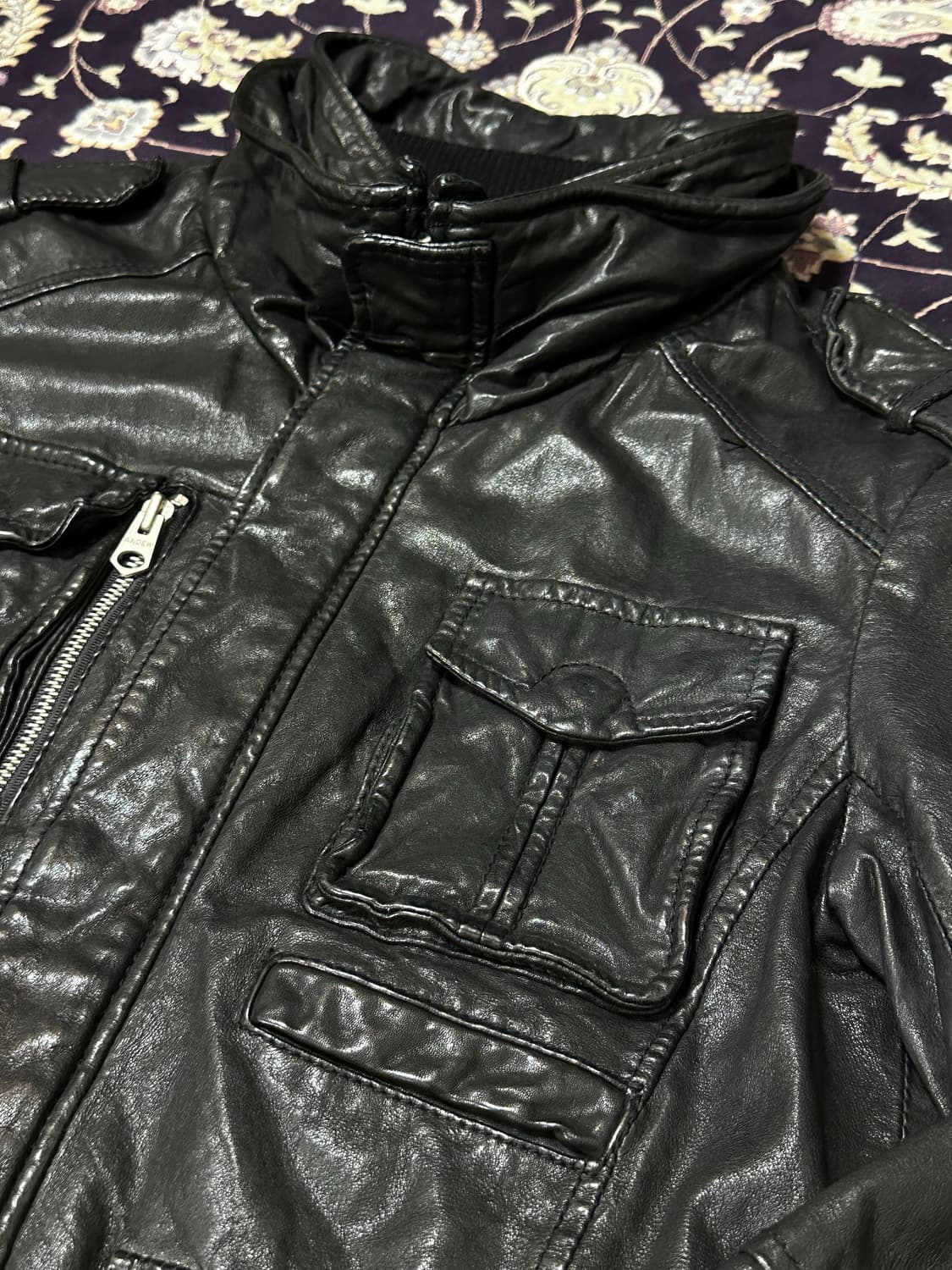 Lambskin leather jacket 상품이미지1