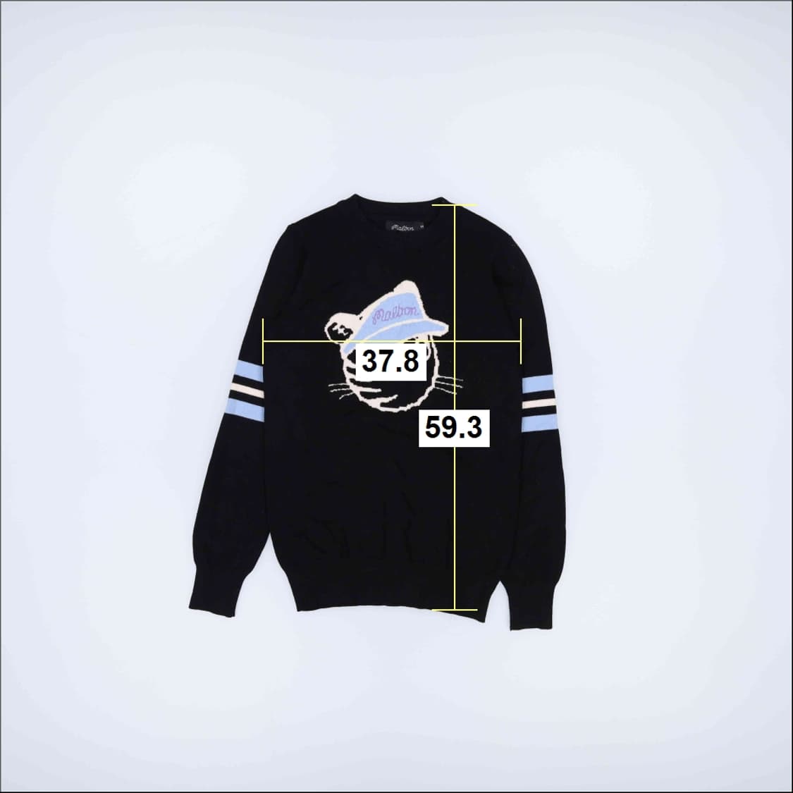 [S] 고급 골프 버킷햇 로고 니트 스웨터 0106J 상품이미지5