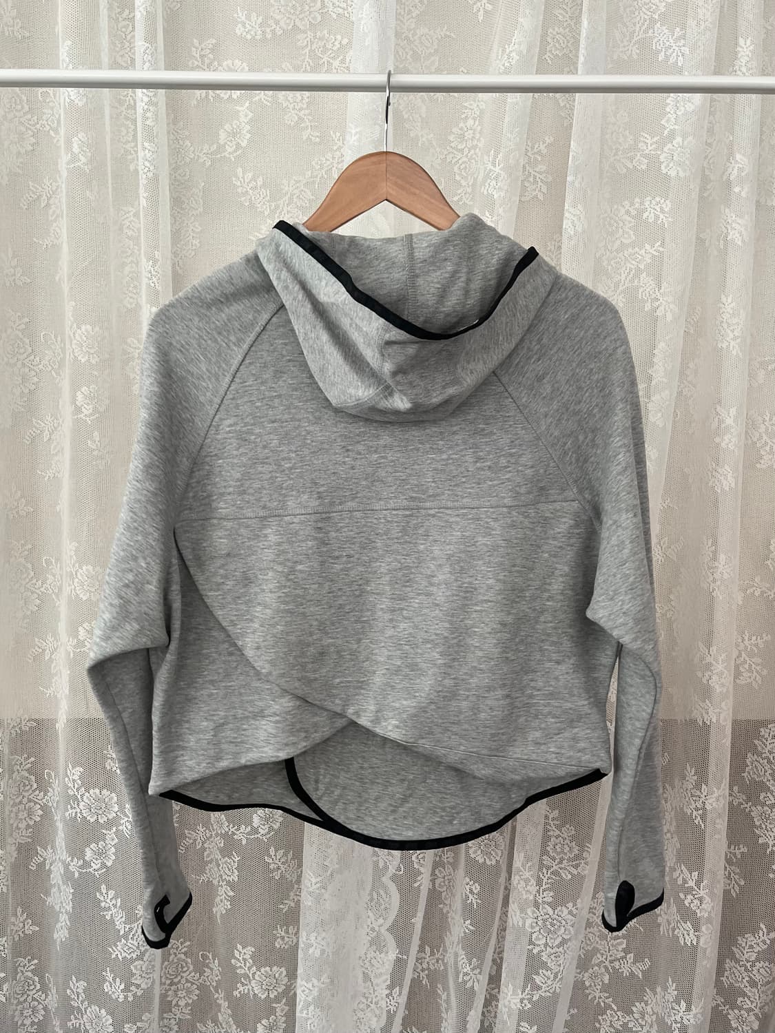 L) 나이키 우먼 테크 플리스 후드 집업 그레이 상품이미지2