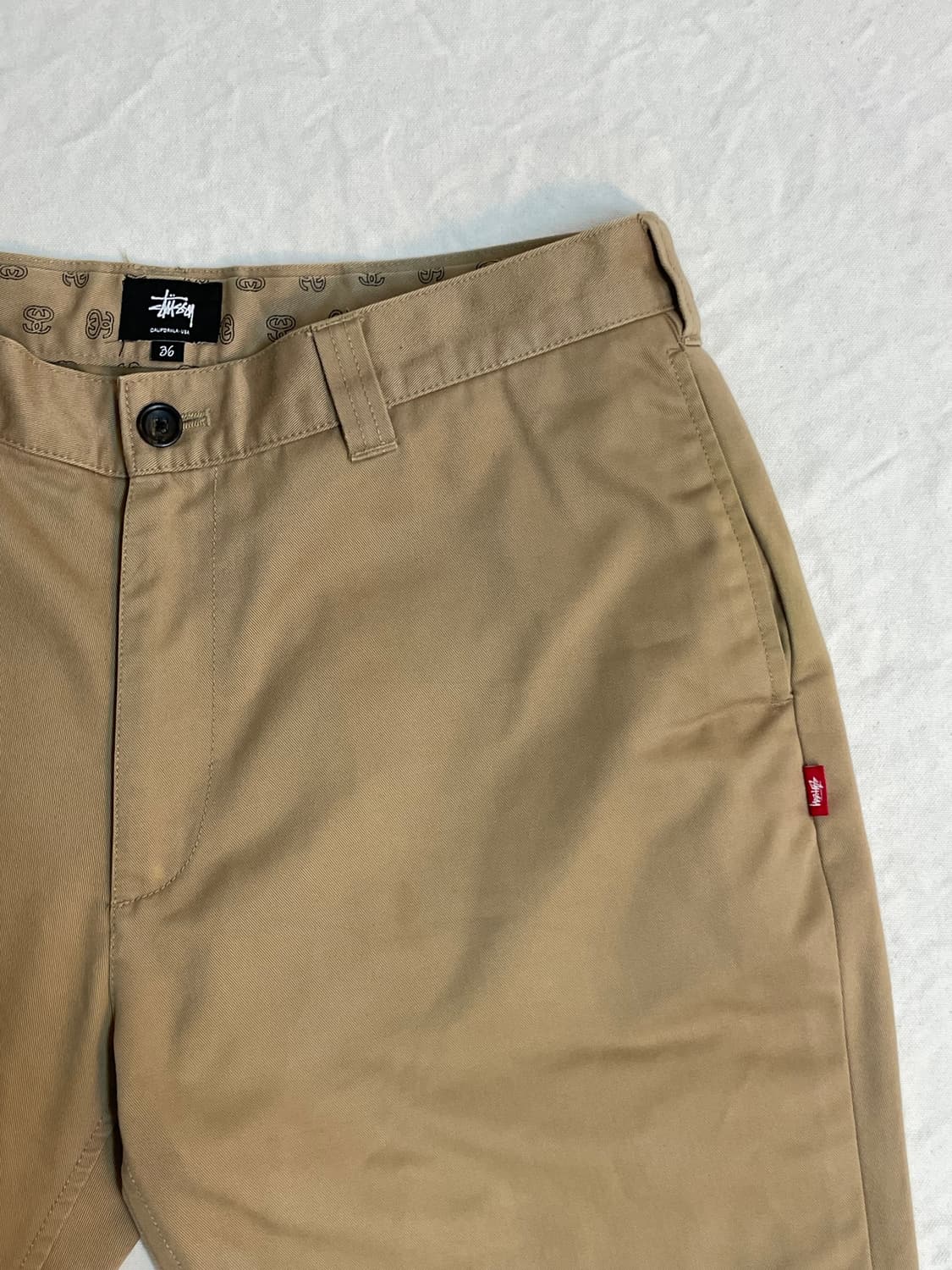 스투시 코튼 팬츠 상품이미지2