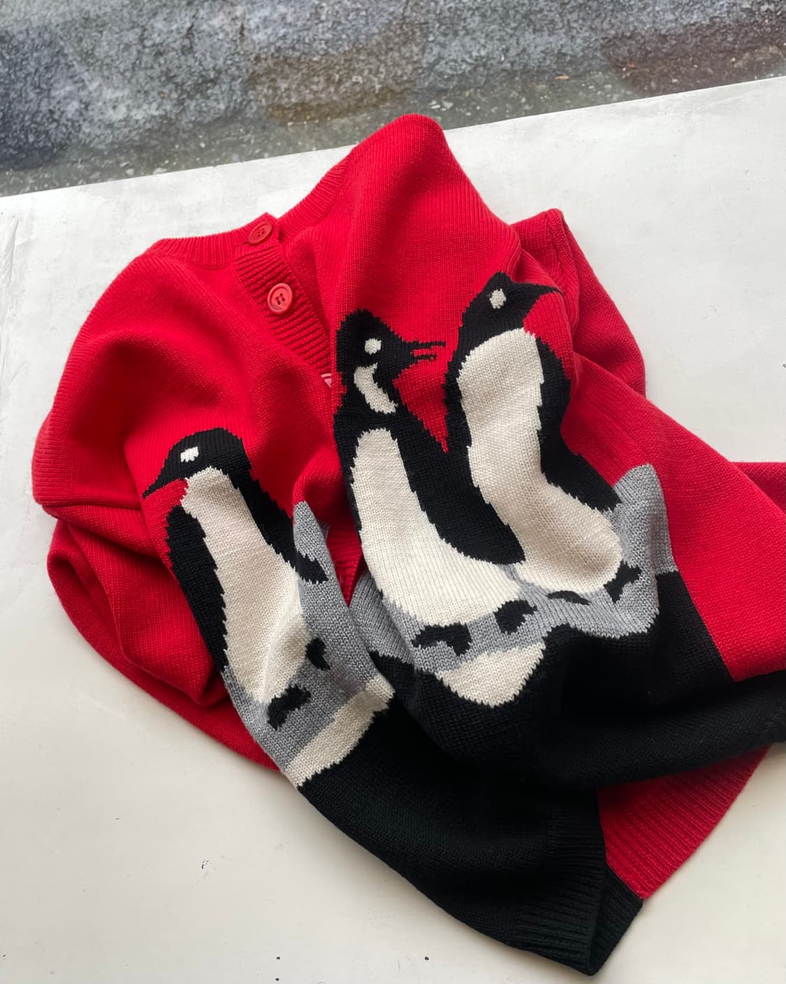 Orvis “Penguin” Cardigan 🐧 오르비스 펭귄 가디건 상품이미지1
