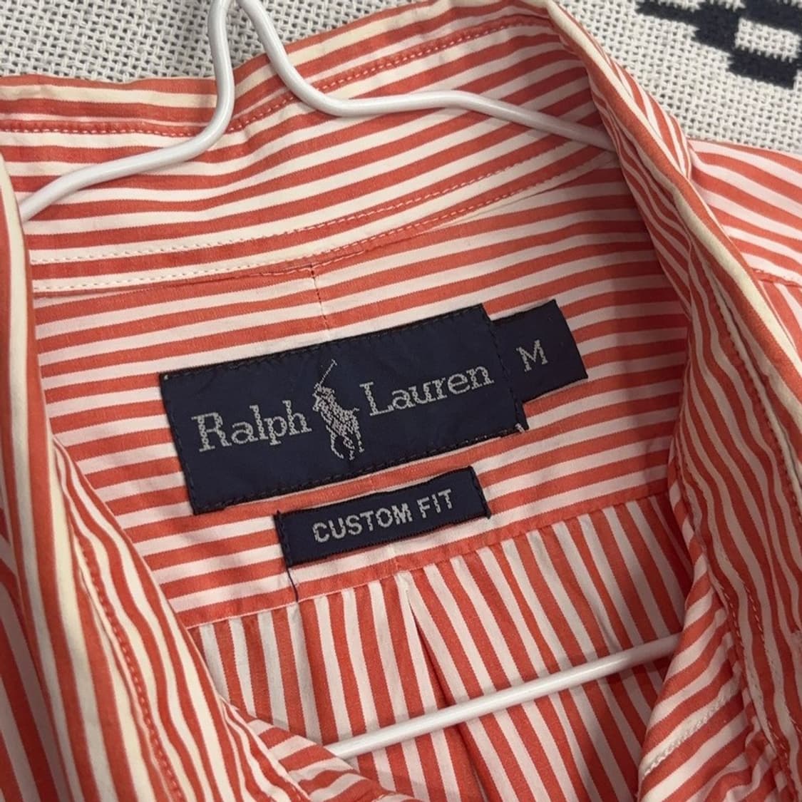 폴로 랄프로렌 커스텀핏 스트라이프 반팔 셔츠 M P00061 상품이미지3