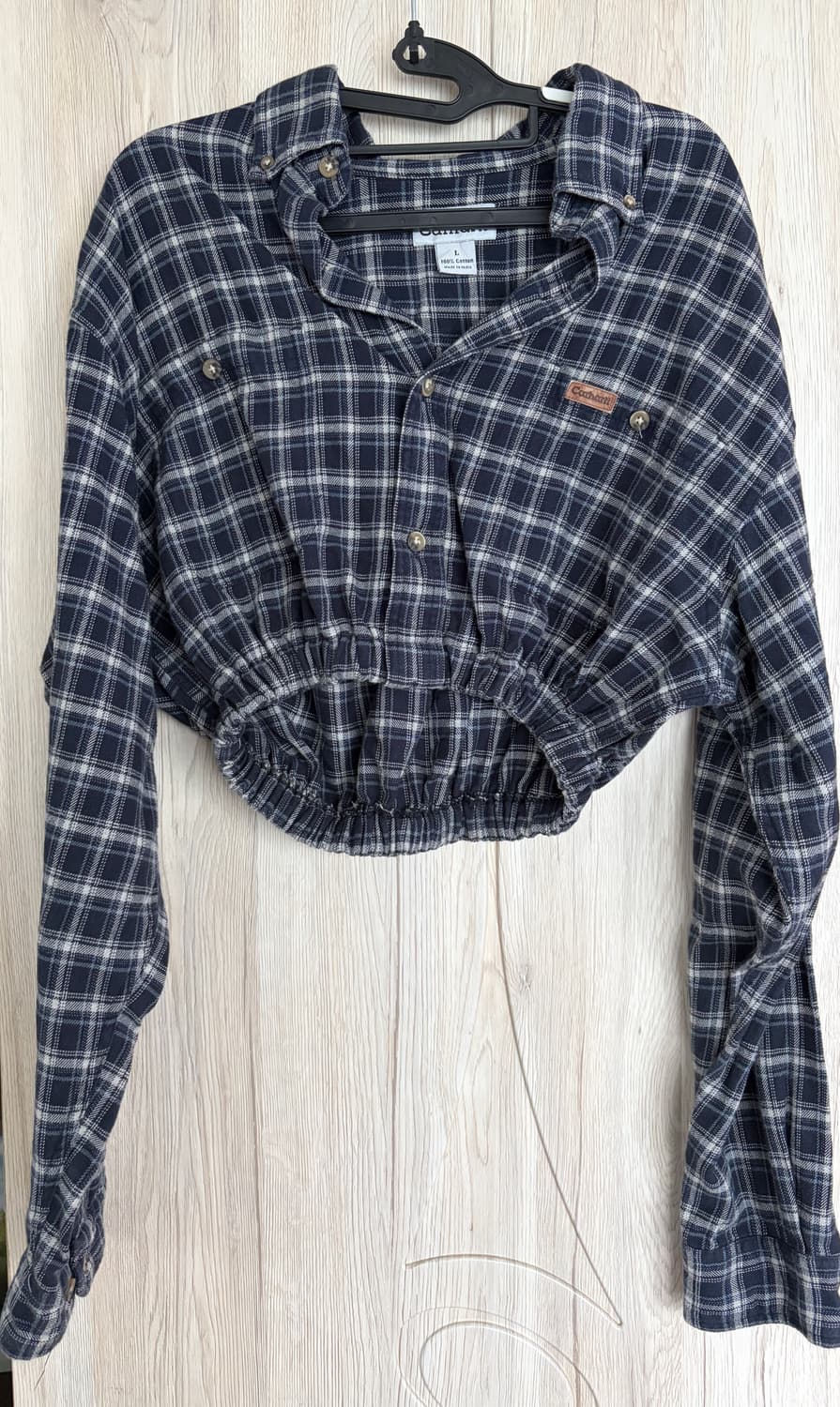 칼하트 크롭 셔츠 상품이미지1