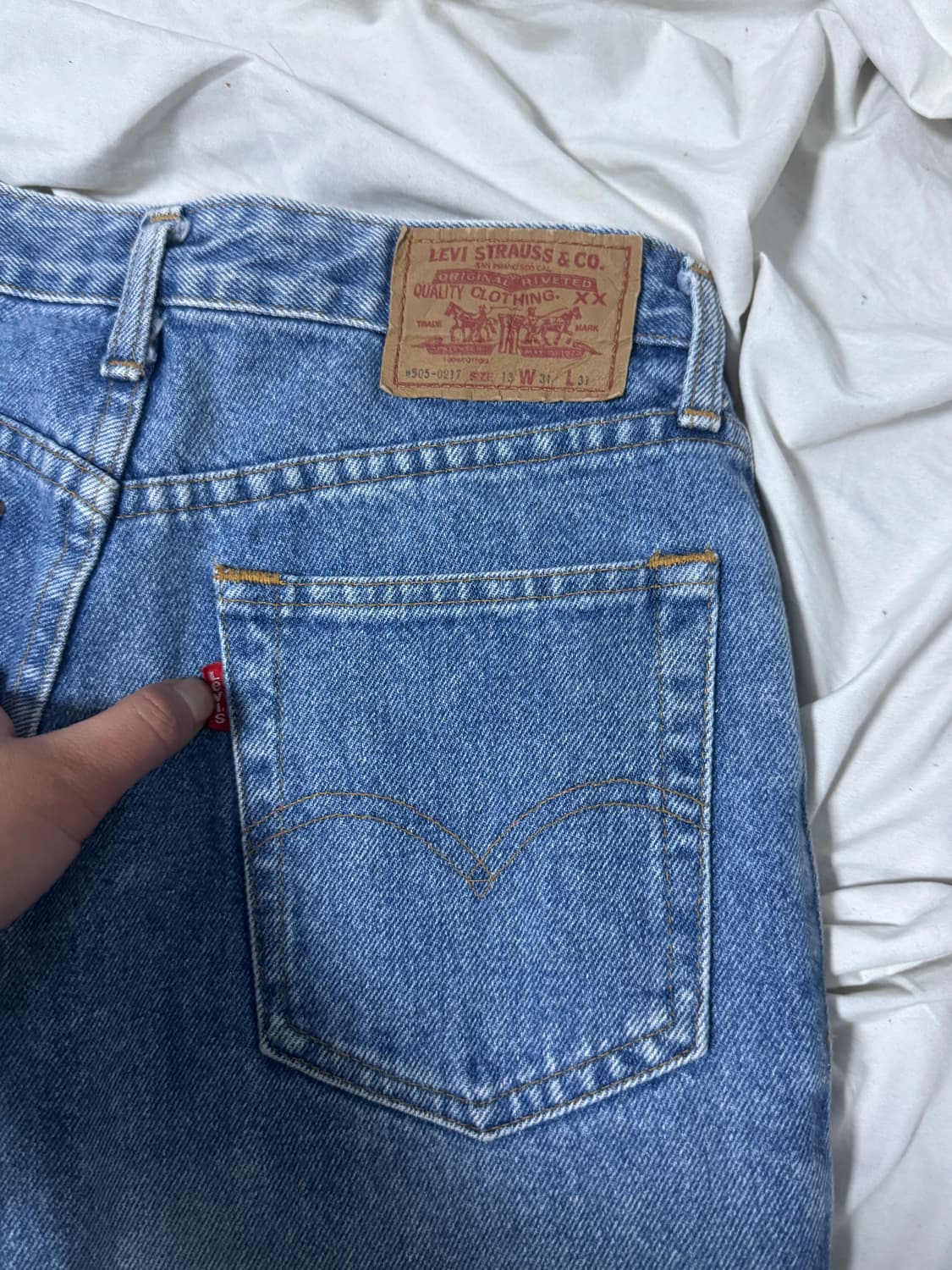 90s jp 리바이스 505 데님팬츠 상품이미지3
