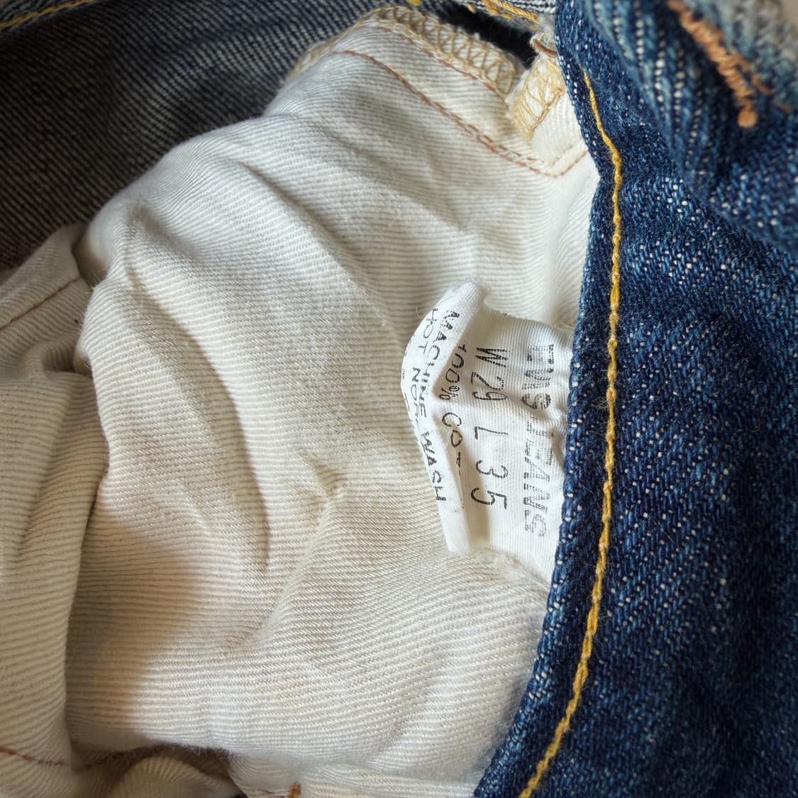 에비수 셀비지 데님 팬츠 상품이미지7