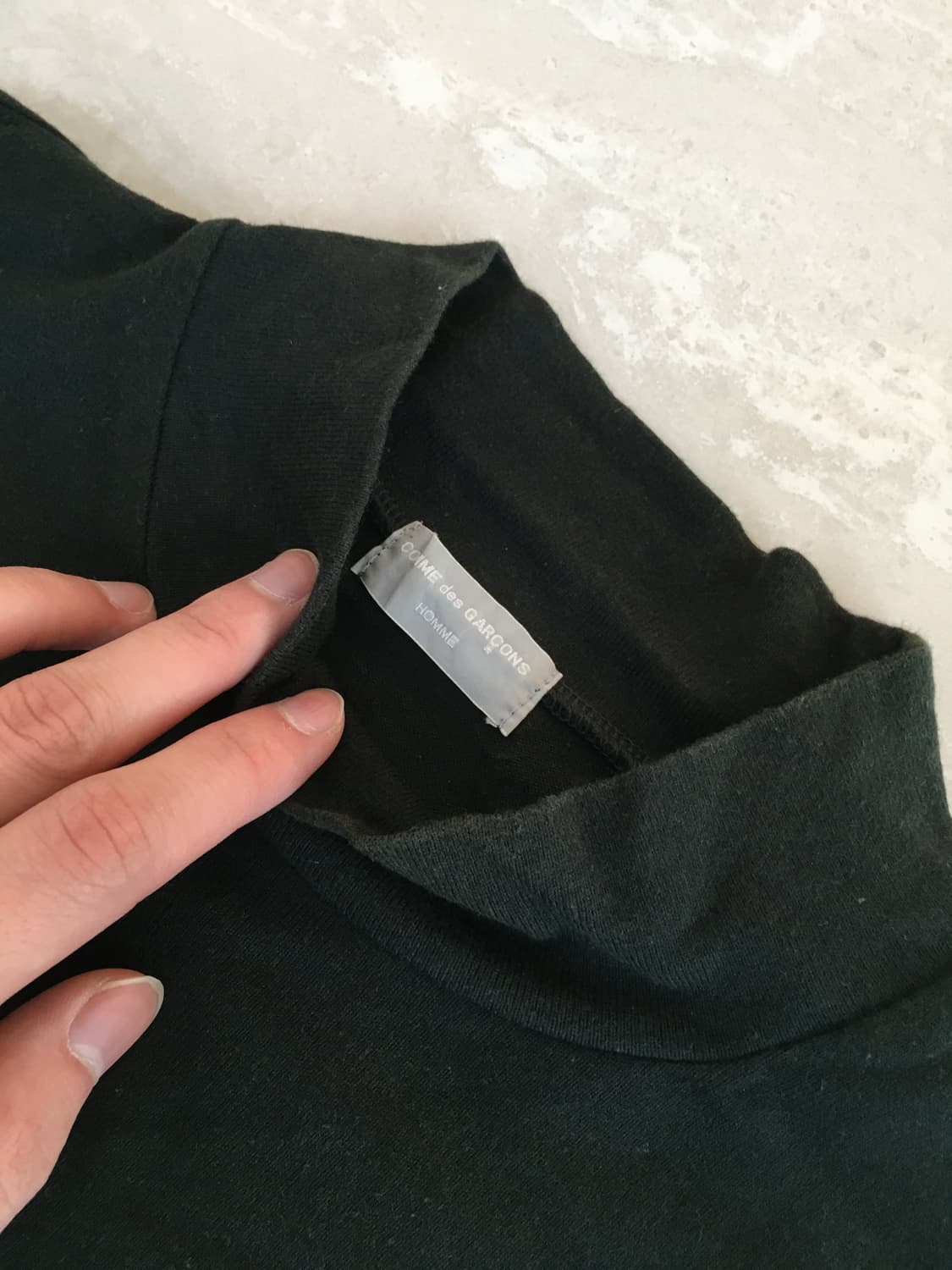 다나카옴므(田中オム) 1992 꼼데가르송 옴므 모크넥 슬리브  상품이미지4