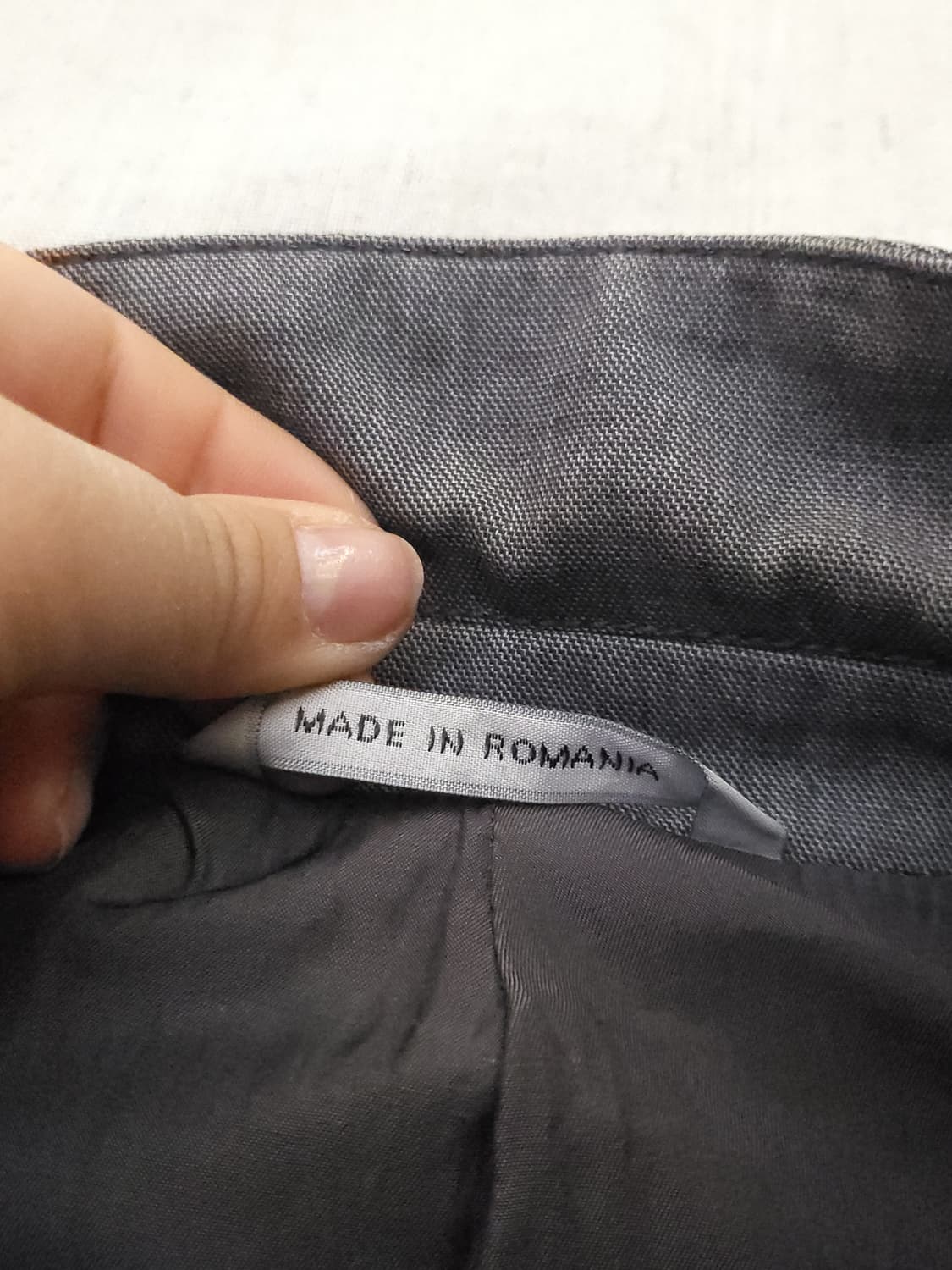 MADE IN ROMANIA 차이나 카라 그레이 자켓 m 상품이미지4