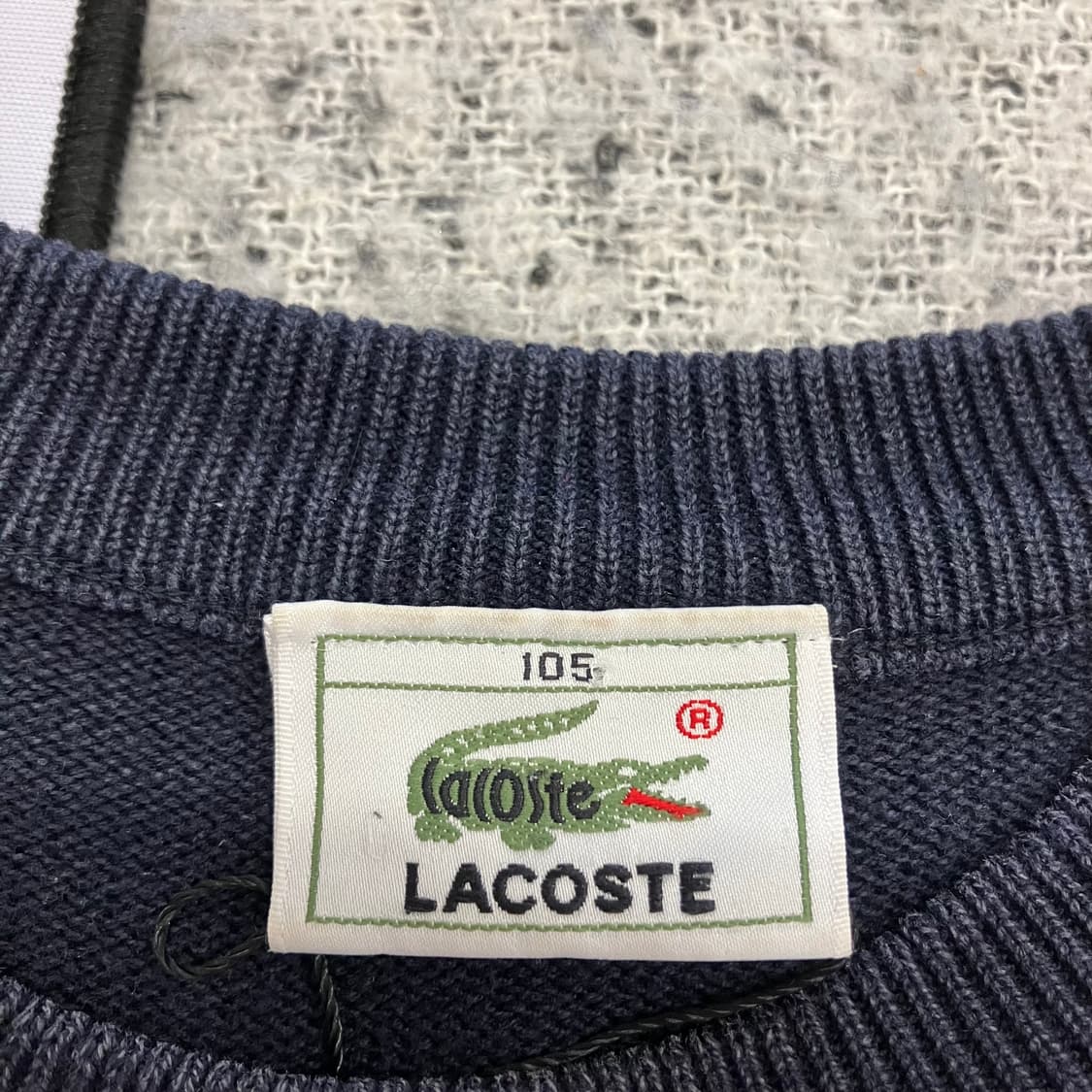 N57 라코스테 아가일 니트 상품이미지4