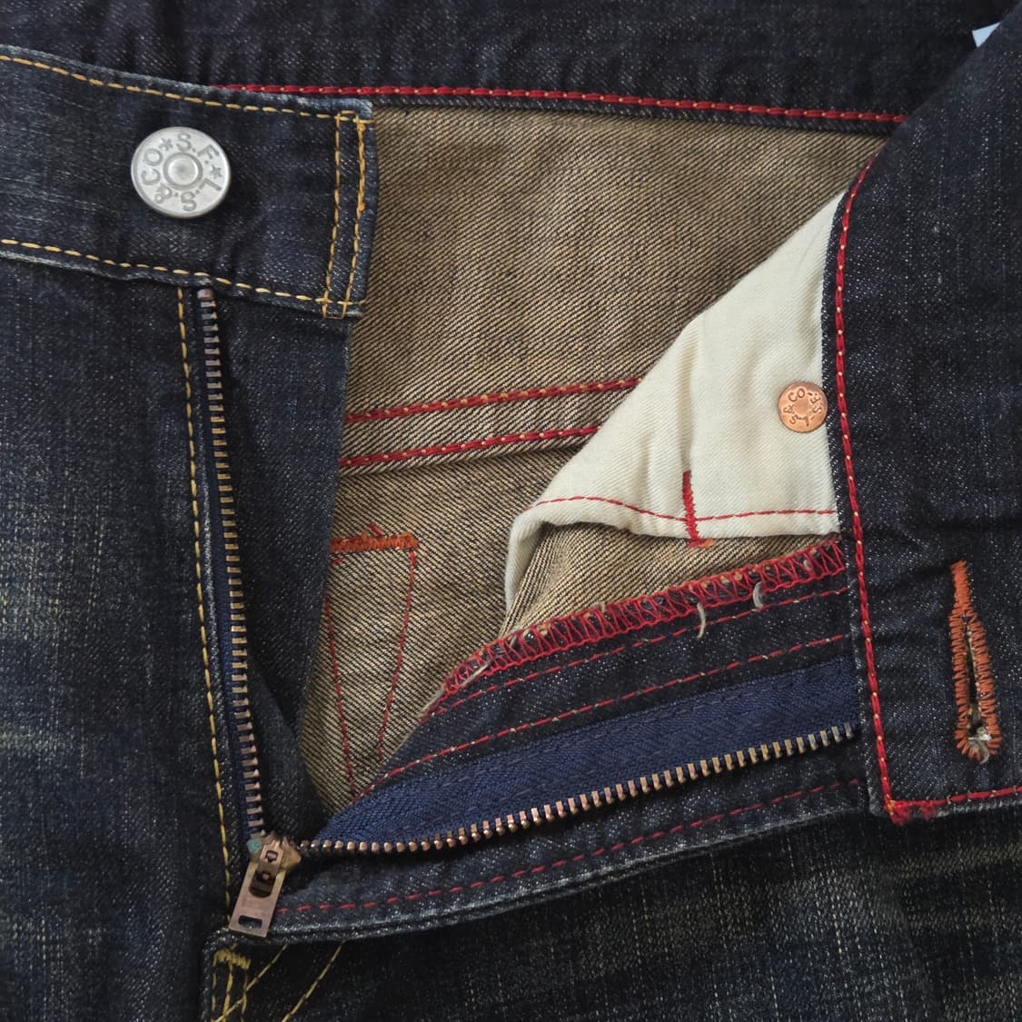 리바이스 502 진청 데님팬츠 32/32 상품이미지5