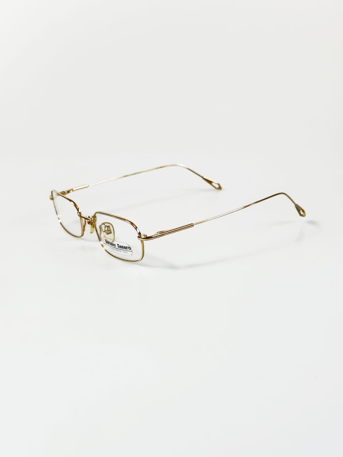 BOTANY SASARO 골드 슬림 스퀘어 메탈 빈티지 안경 상품이미지3